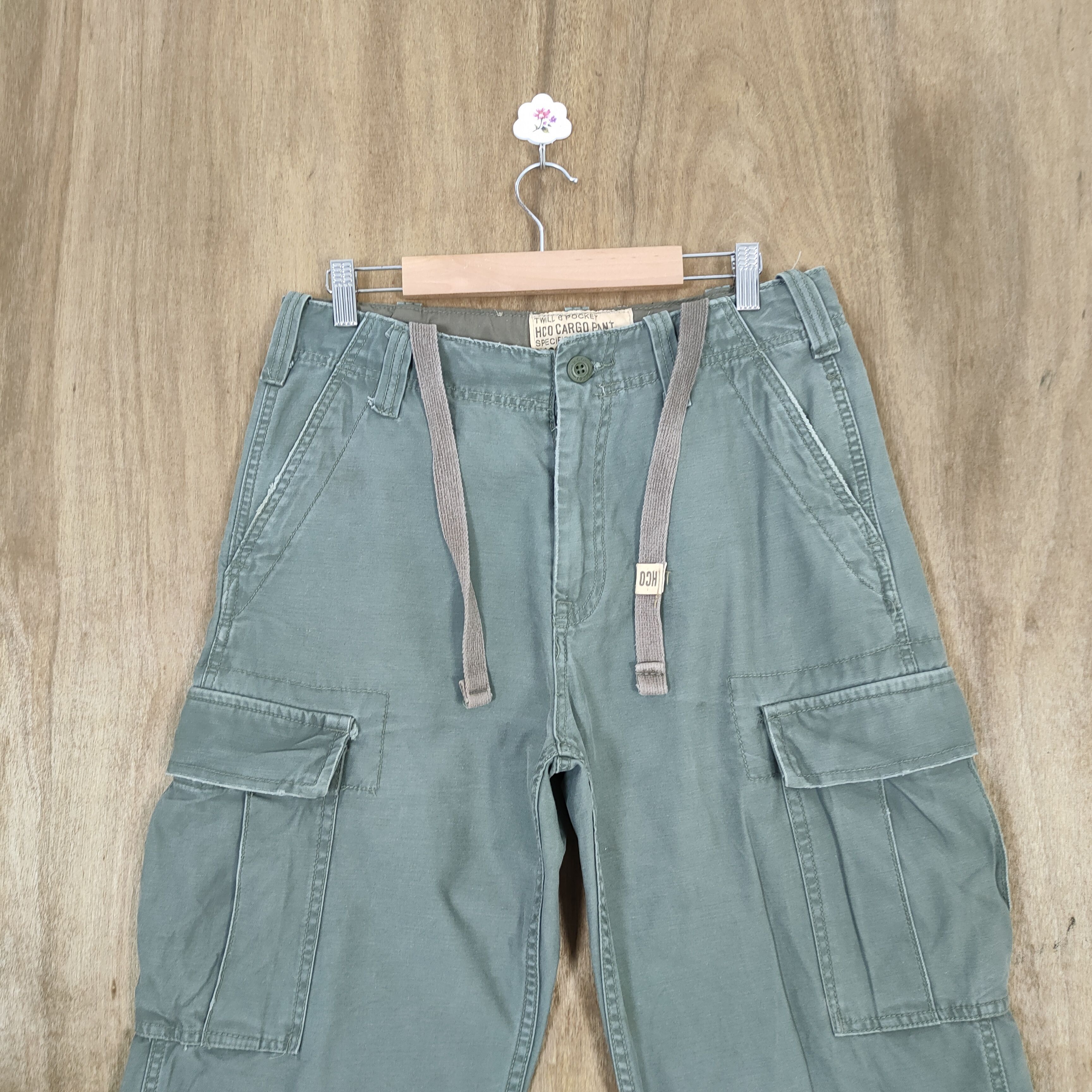 Japanese Brand VINTAGE HCO FADED CARGO PANTS Size US 30 / EU 46 - 2 Thumbnail