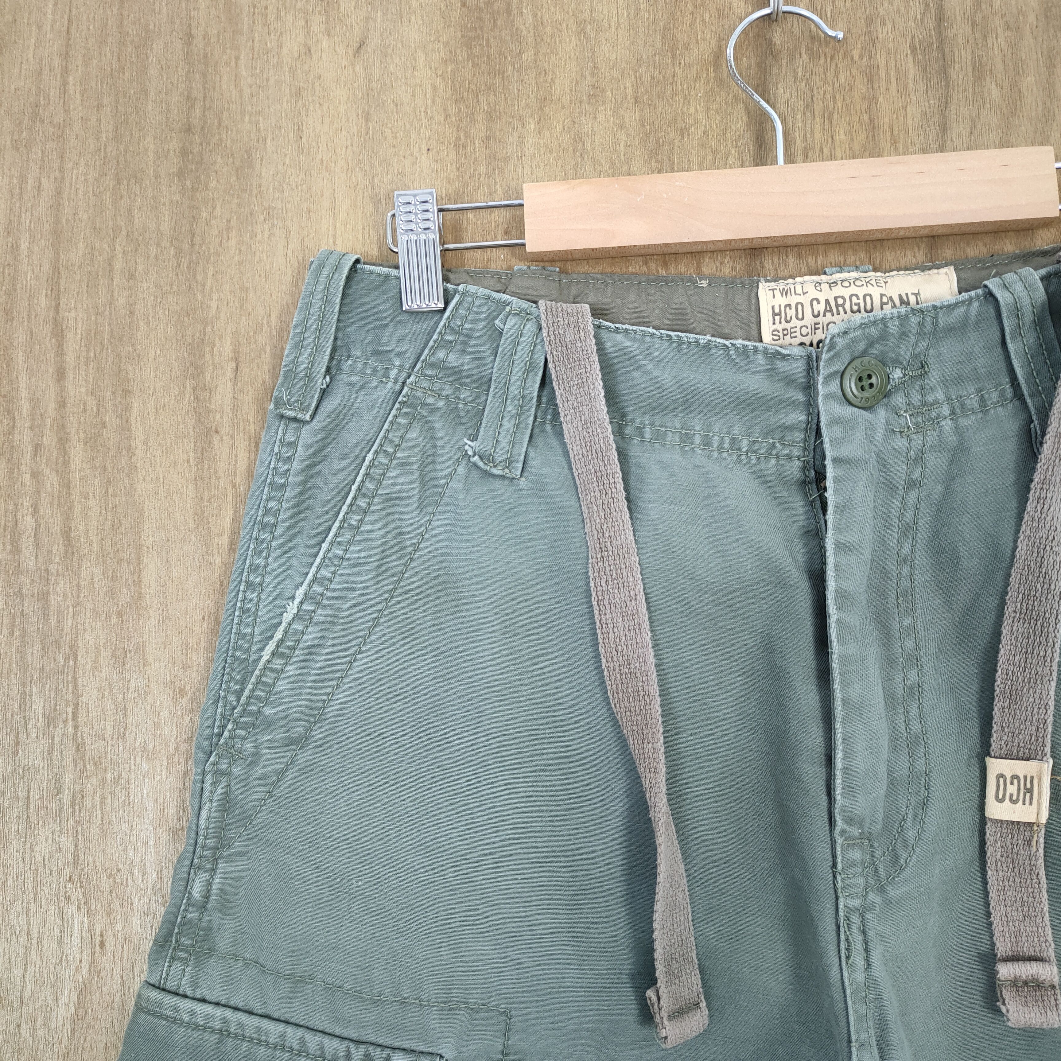 Japanese Brand VINTAGE HCO FADED CARGO PANTS Size US 30 / EU 46 - 5 Thumbnail