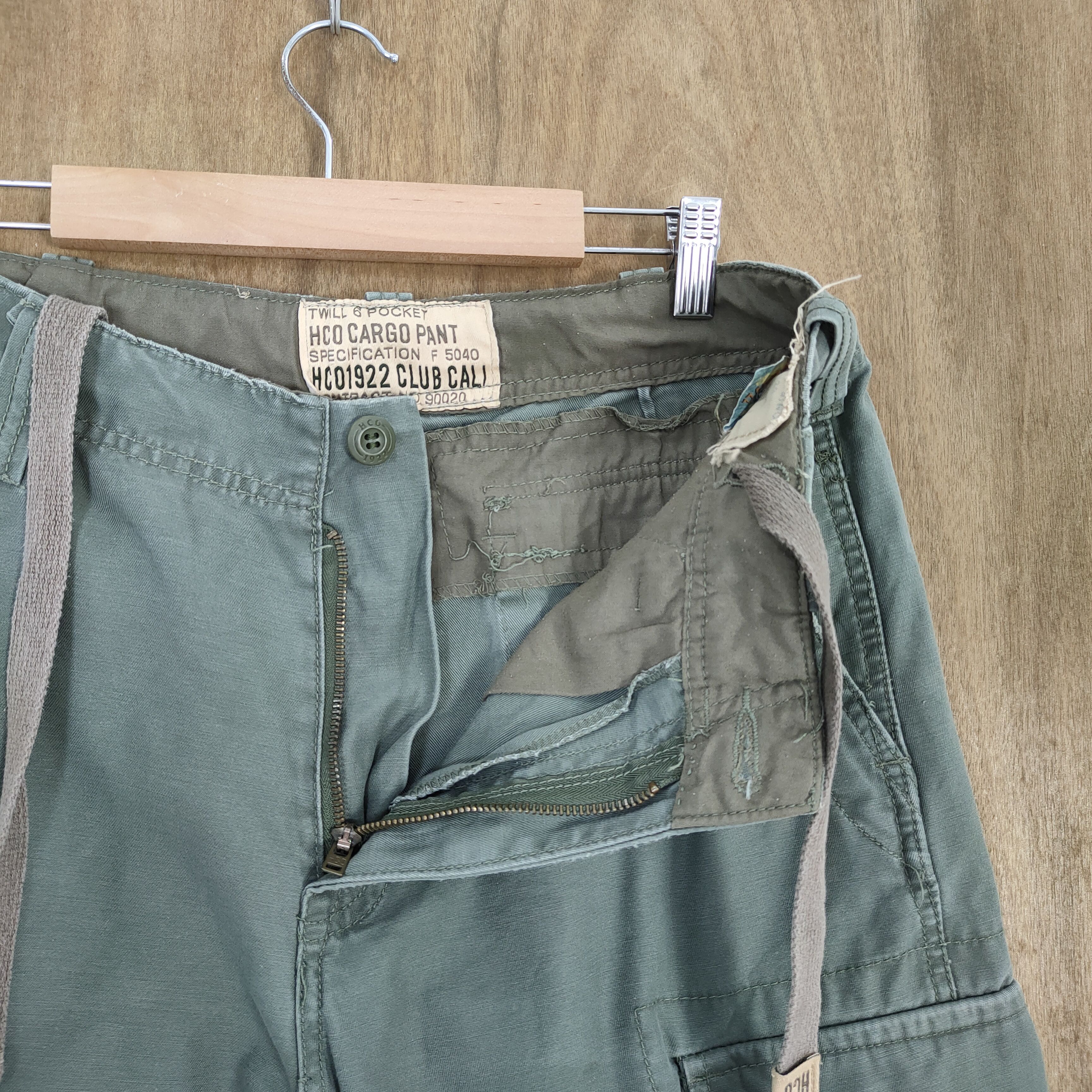 Japanese Brand VINTAGE HCO FADED CARGO PANTS Size US 30 / EU 46 - 13 Thumbnail