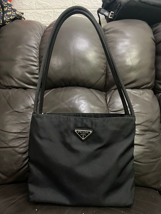 Prada Tessuto City Nylon Tote Bag in Black