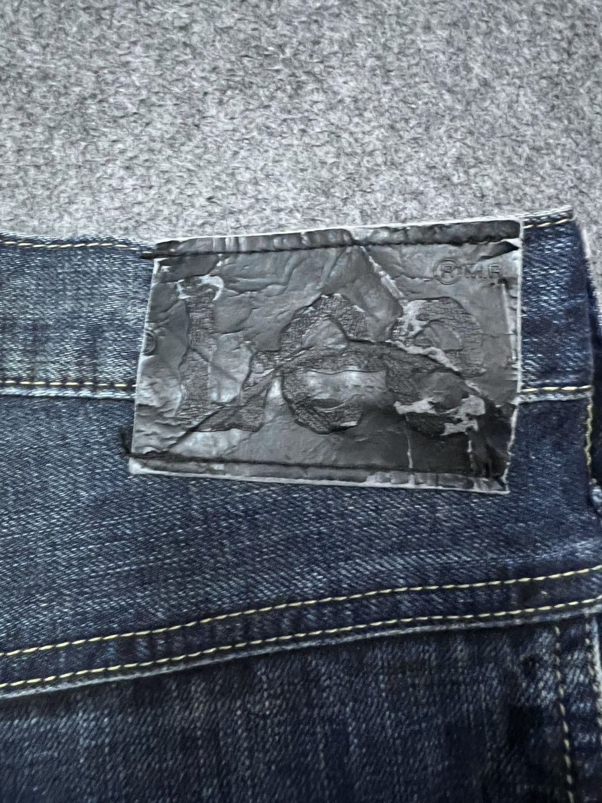 Japanese Brand FLARED💥LEE DISTRESSED DENIM TWIST PANT Size US 30 / EU 46 - 8 Thumbnail