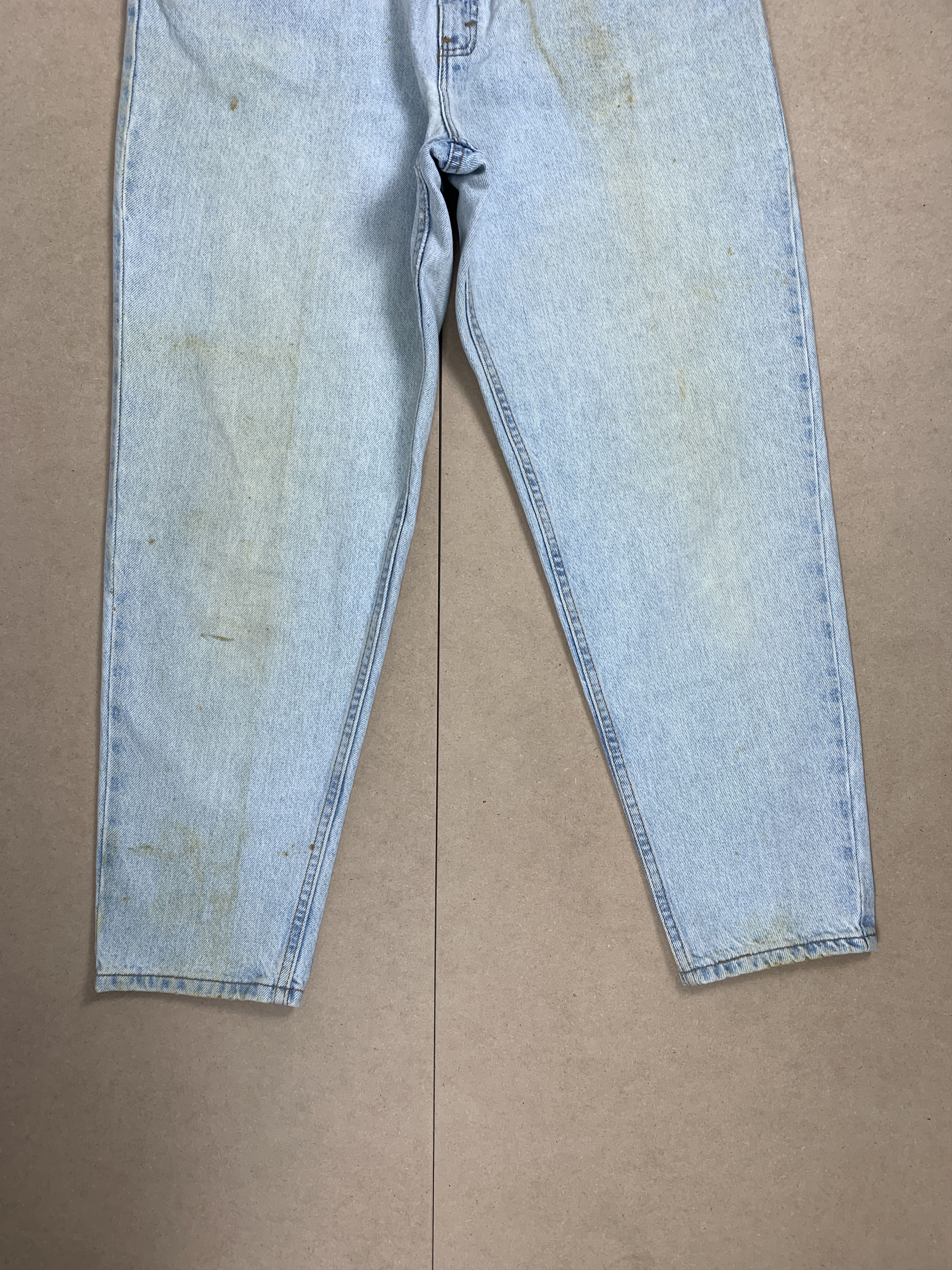 Levi's × Vintage Vintage Levis 551 Straight Cut Stone Wash Jeans Size US 34 / EU 50 - 4 Thumbnail