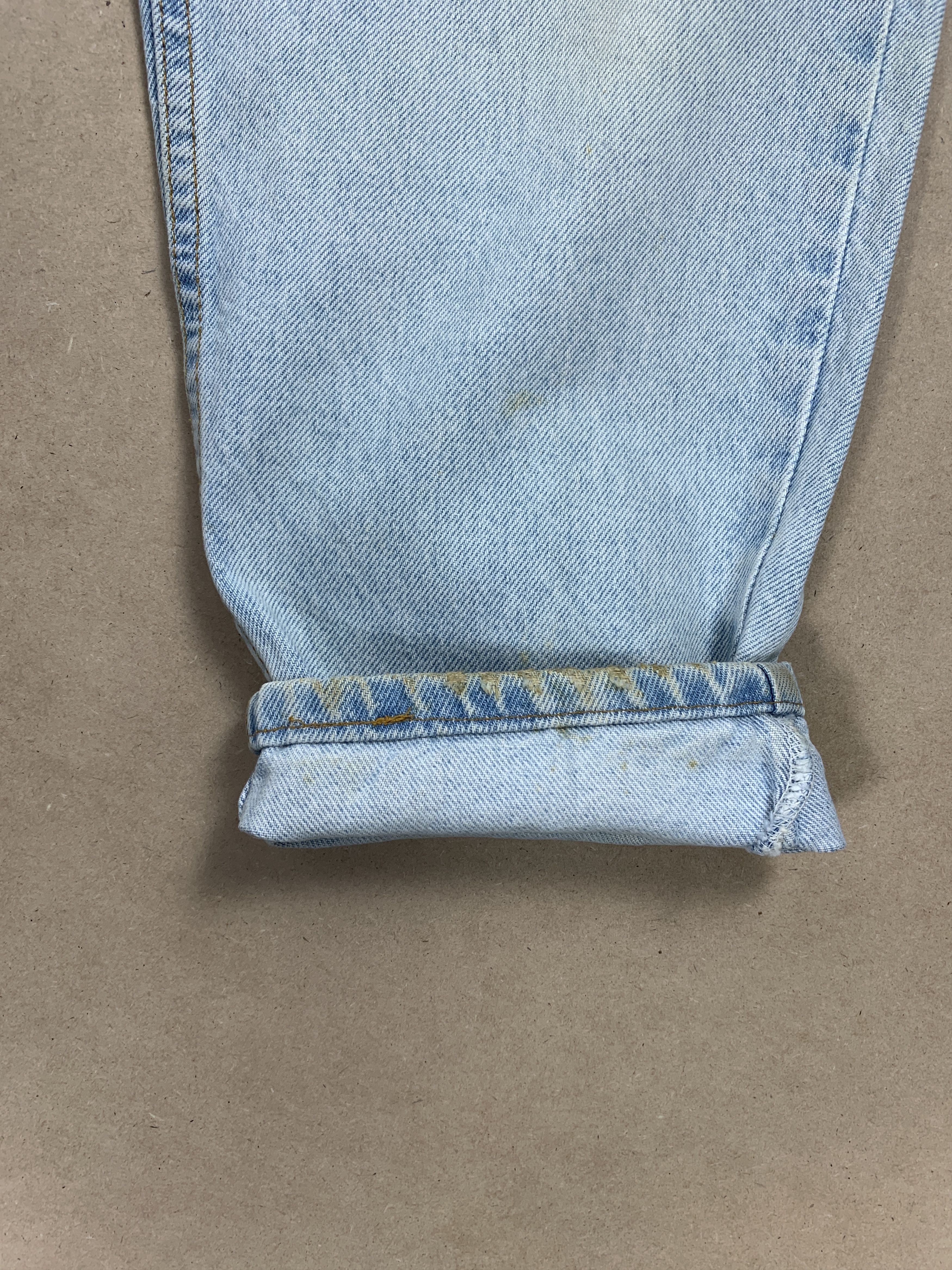 Levi's × Vintage Vintage Levis 551 Straight Cut Stone Wash Jeans Size US 34 / EU 50 - 6 Thumbnail