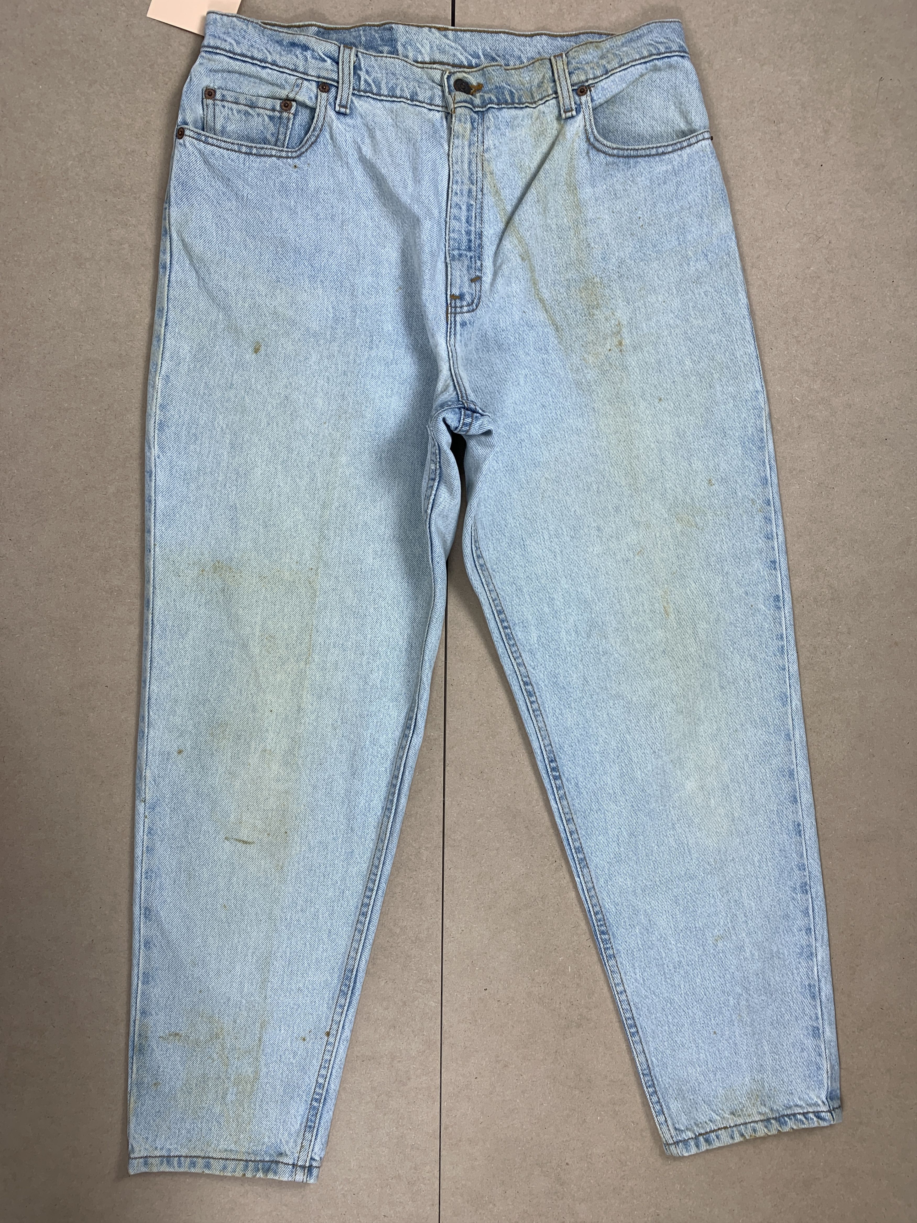 Levi's × Vintage Vintage Levis 551 Straight Cut Stone Wash Jeans Size US 34 / EU 50 - 1 Thumbnail