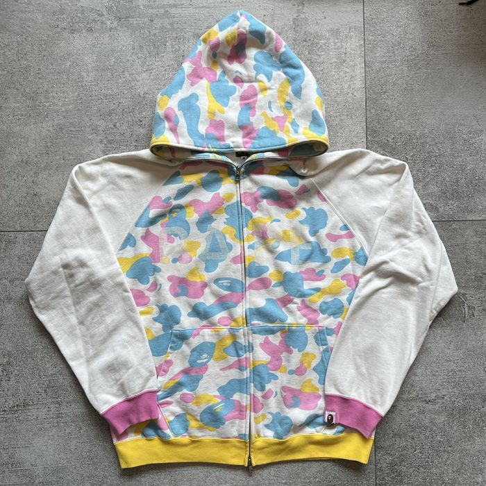 Bape cotton candy discount hoodie