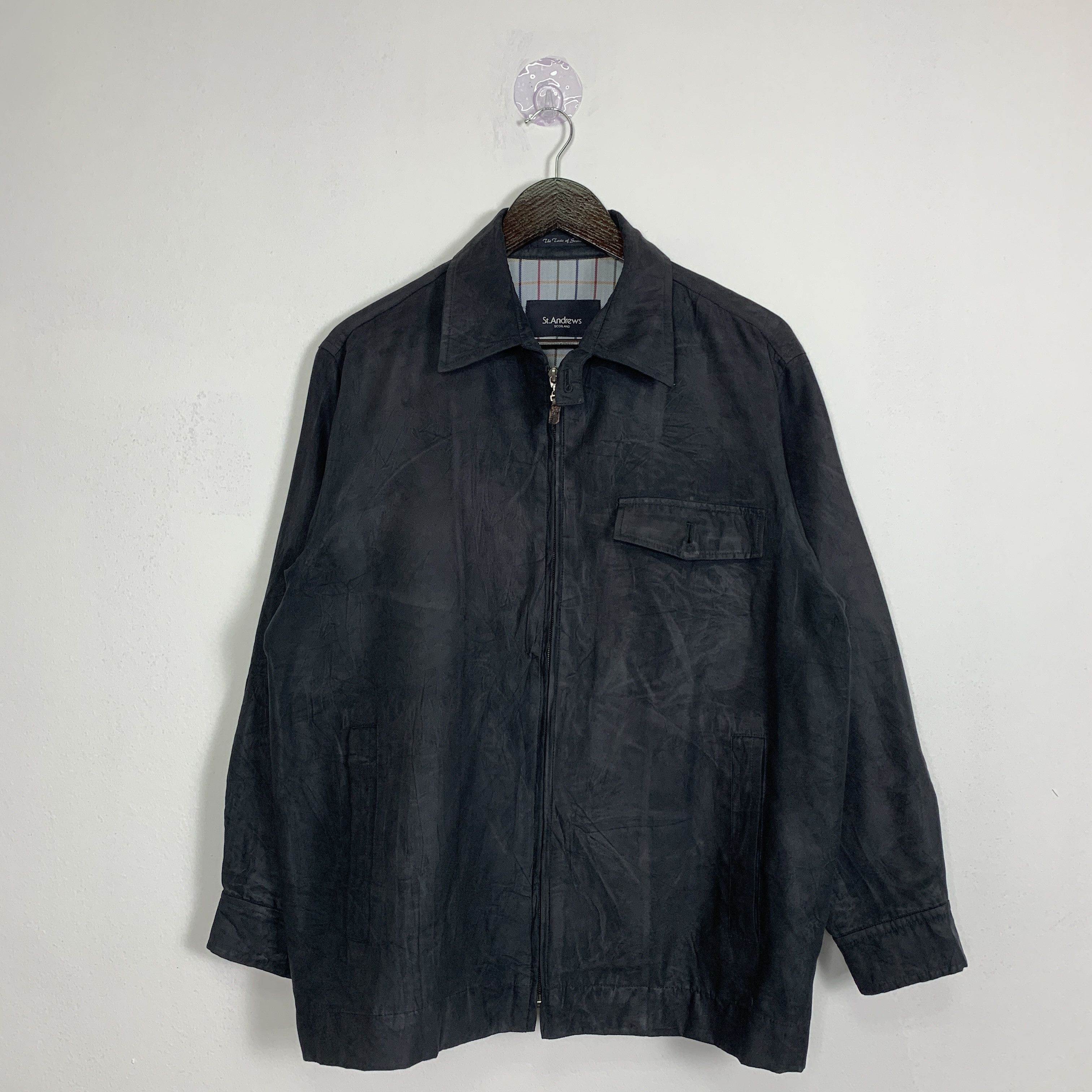 Vintage Vintage St.Andrew Scotland Checkered Lining Jacket J0830 Size US M / EU 48-50 / 2 - 1 Thumbnail