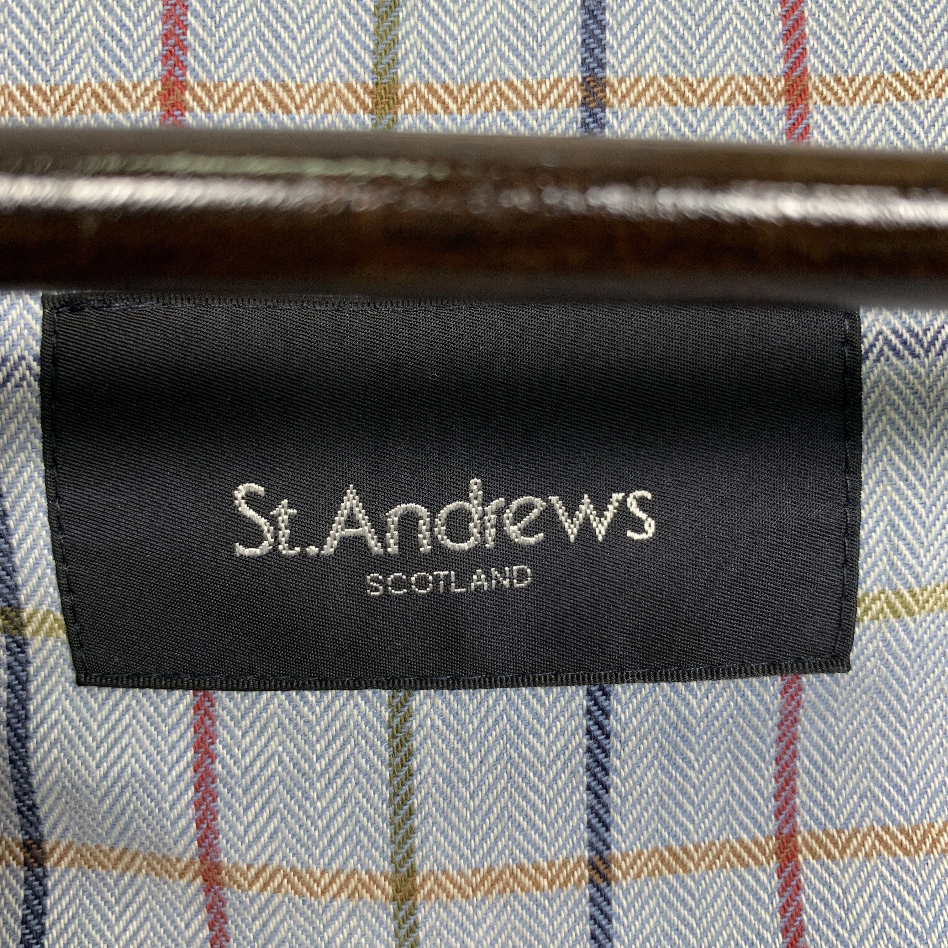 Vintage Vintage St.Andrew Scotland Checkered Lining Jacket J0830 Size US M / EU 48-50 / 2 - 17 Thumbnail