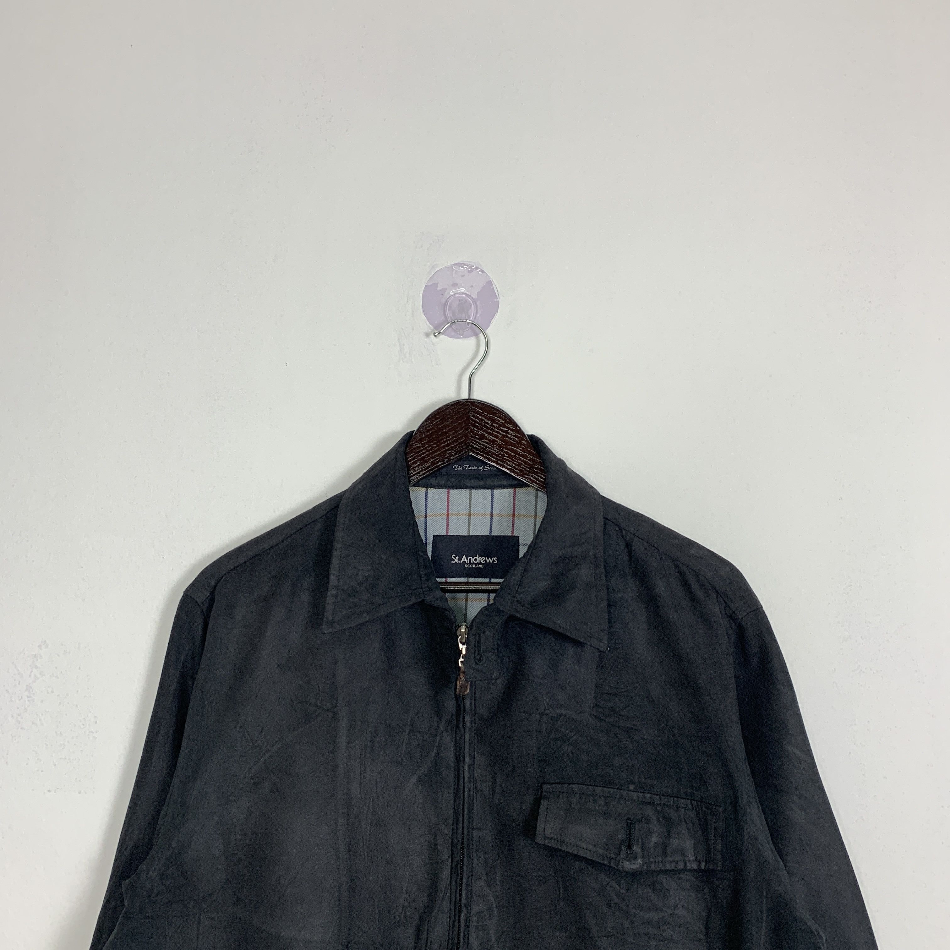 Vintage Vintage St.Andrew Scotland Checkered Lining Jacket J0830 Size US M / EU 48-50 / 2 - 2 Thumbnail