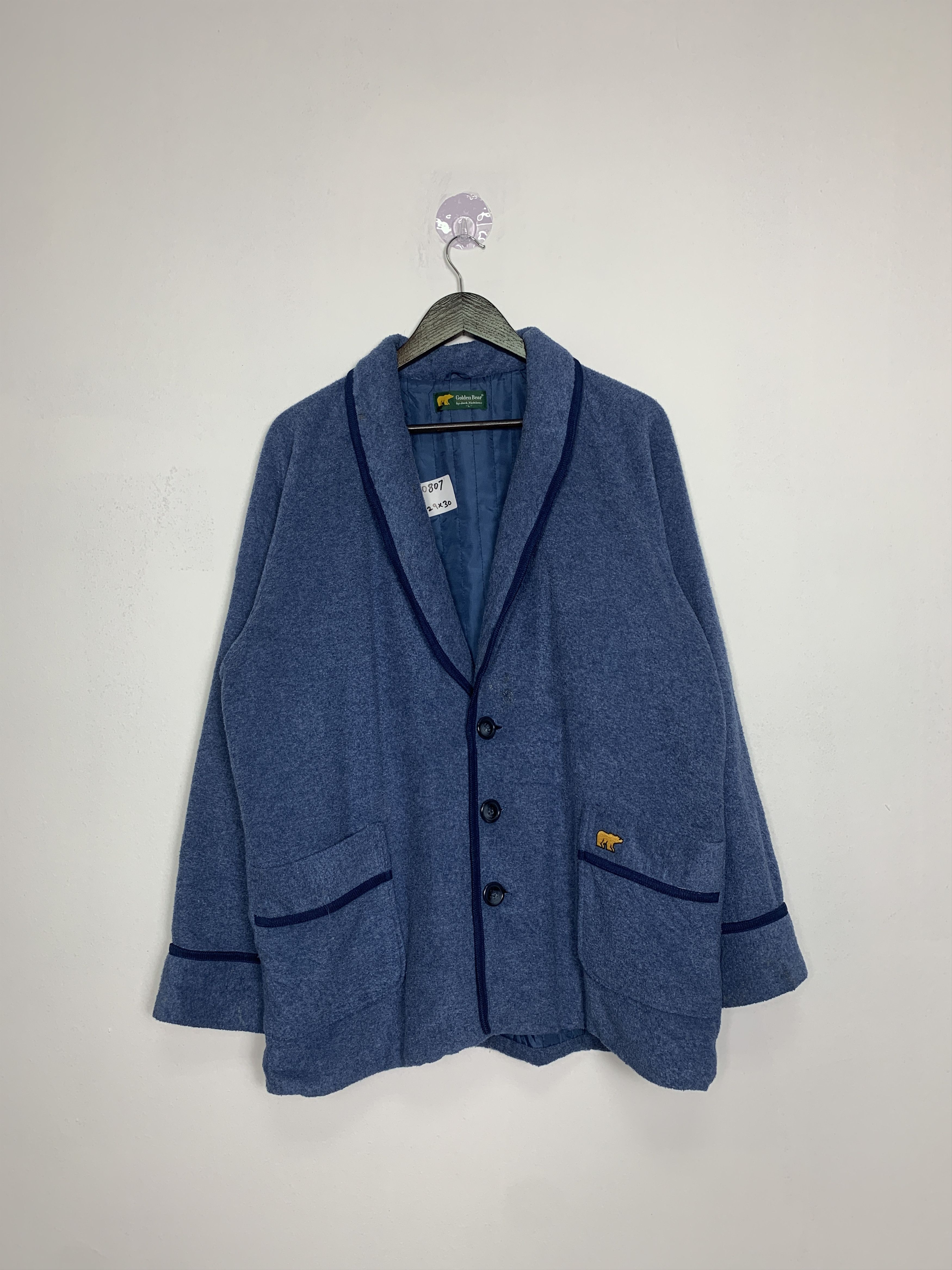 Golden Bear Vintage GOLDEN BEAR Fleece Button Puffer Lining Jacket Size US L / EU 52-54 / 3 - 1 Thumbnail