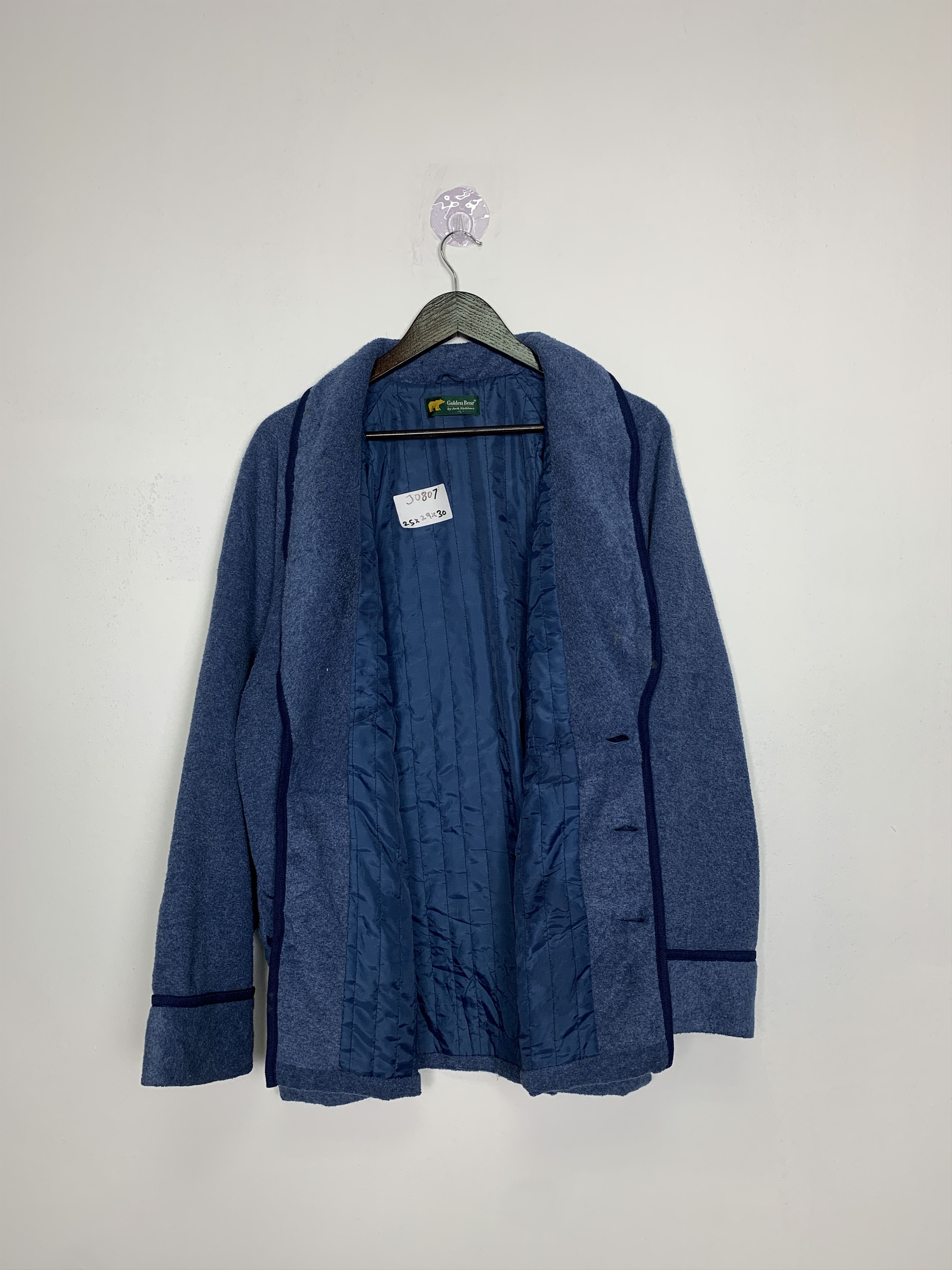 Golden Bear Vintage GOLDEN BEAR Fleece Button Puffer Lining Jacket Size US L / EU 52-54 / 3 - 10 Thumbnail
