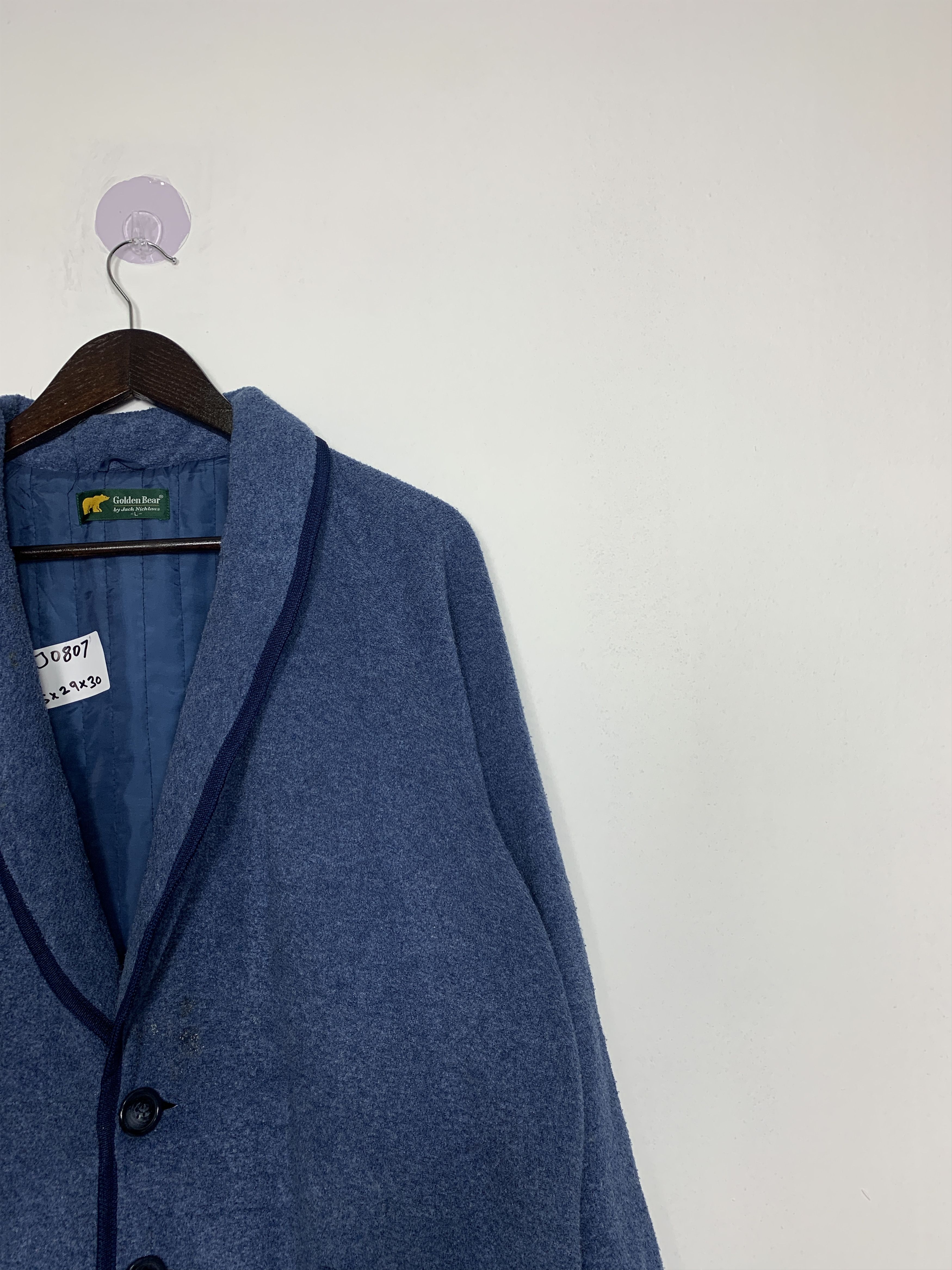 Golden Bear Vintage GOLDEN BEAR Fleece Button Puffer Lining Jacket Size US L / EU 52-54 / 3 - 3 Thumbnail