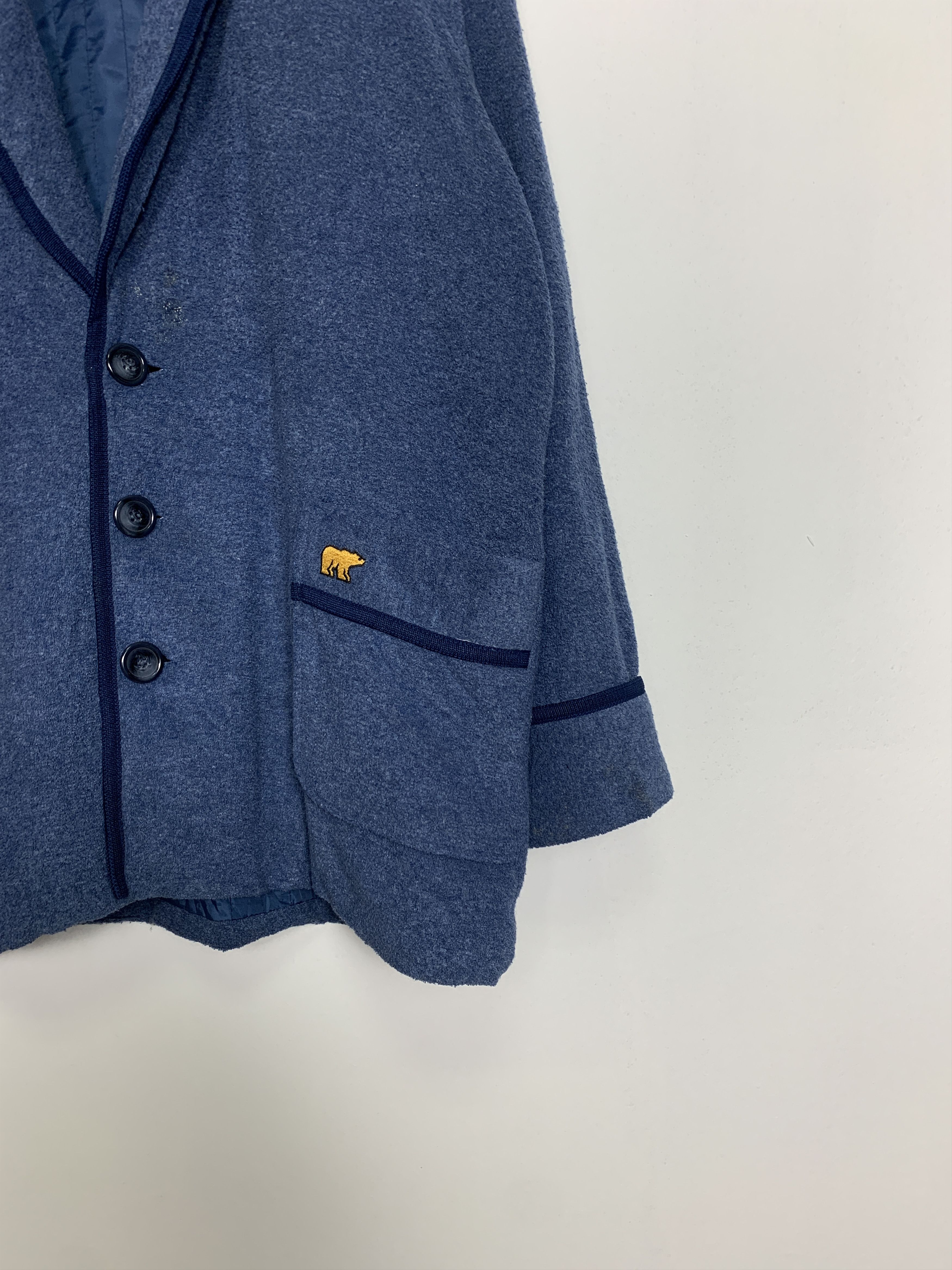 Golden Bear Vintage GOLDEN BEAR Fleece Button Puffer Lining Jacket Size US L / EU 52-54 / 3 - 4 Thumbnail