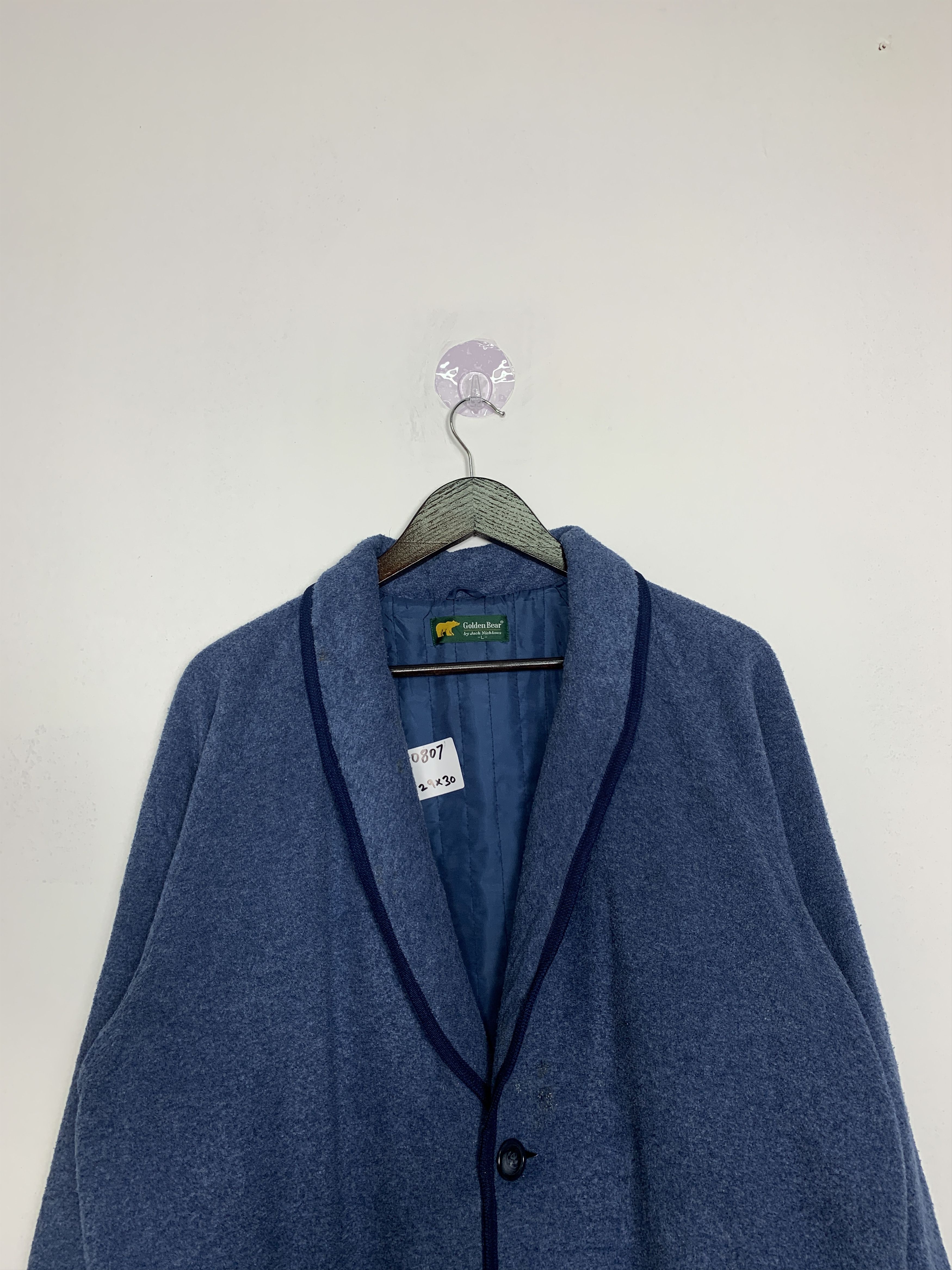 Golden Bear Vintage GOLDEN BEAR Fleece Button Puffer Lining Jacket Size US L / EU 52-54 / 3 - 2 Thumbnail