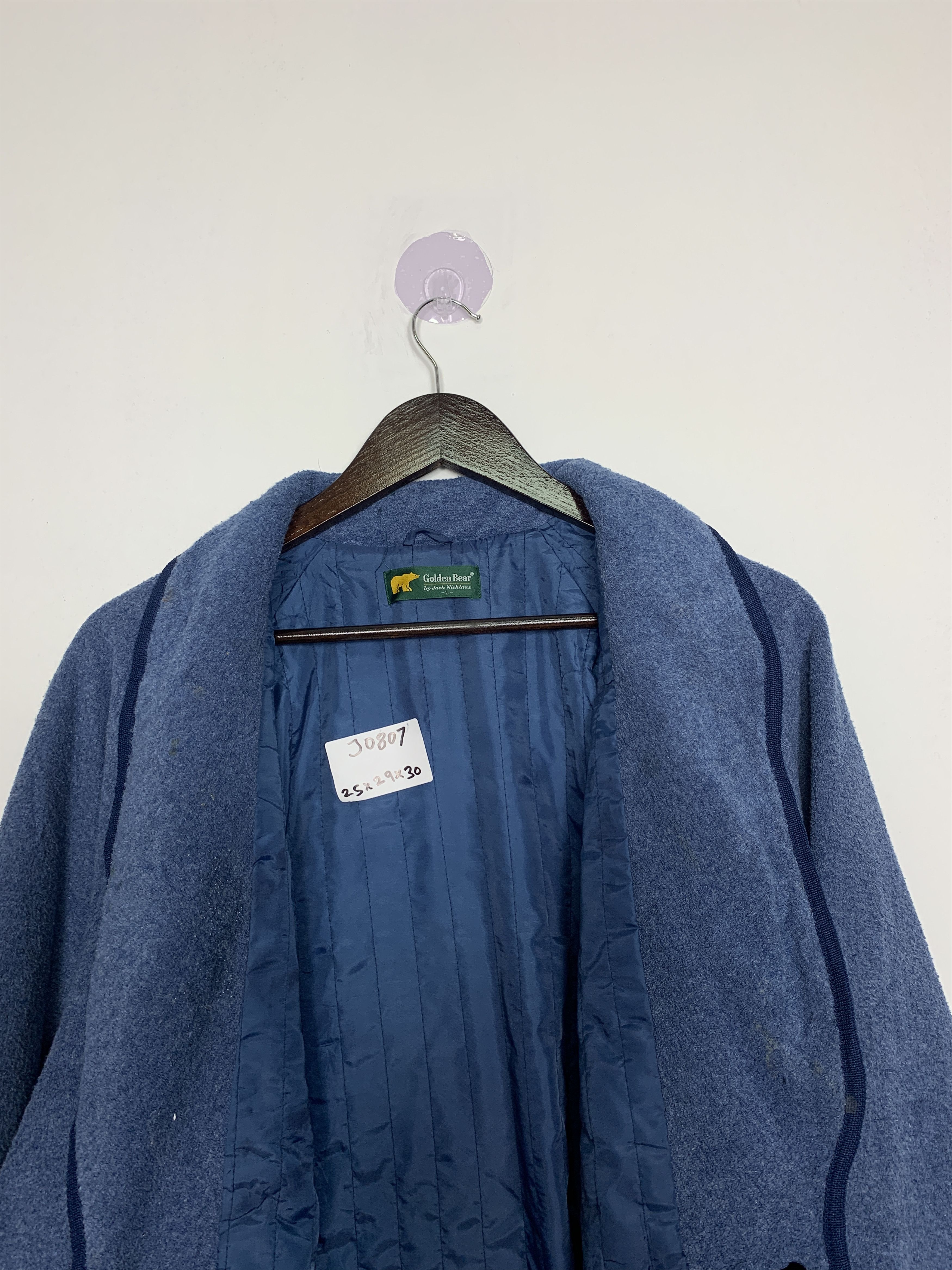 Golden Bear Vintage GOLDEN BEAR Fleece Button Puffer Lining Jacket Size US L / EU 52-54 / 3 - 11 Thumbnail