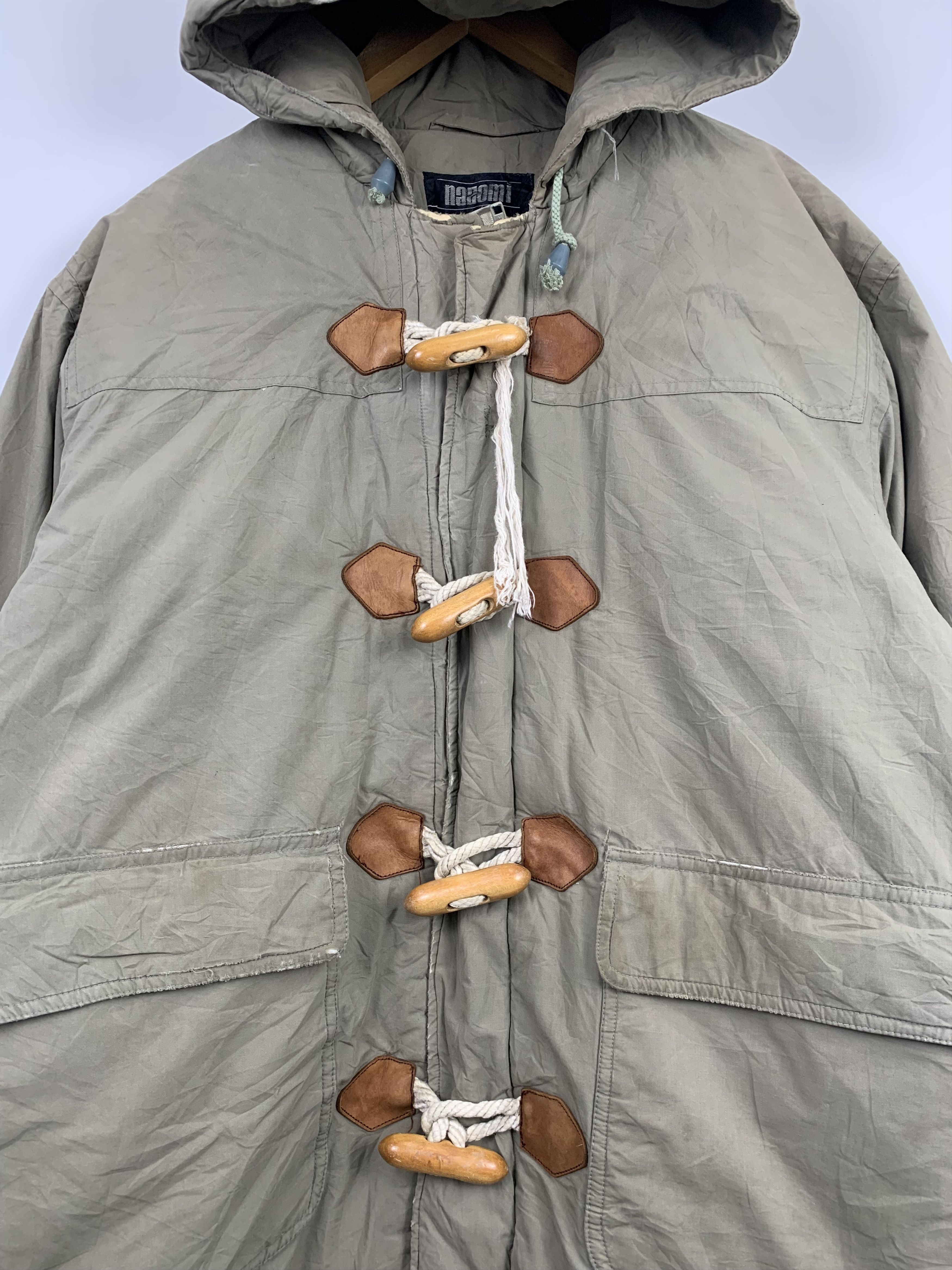 Japanese Brand Vintage Nazomi Duffle Coats with Hoodie J0409 Size US M / EU 48-50 / 2 - 5 Thumbnail