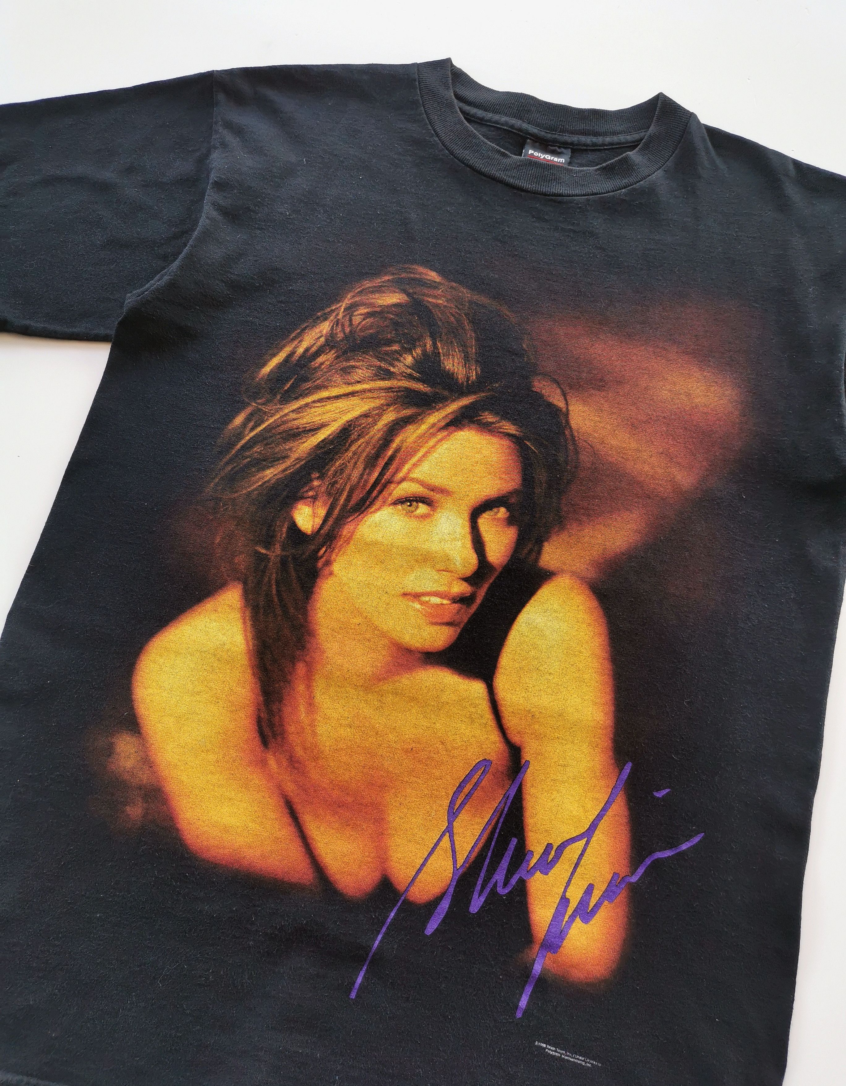 Band Tees 1998 Vintage Shania Twain Artist Singer Tshirt Size US M / EU 48-50 / 2 - 2 Thumbnail