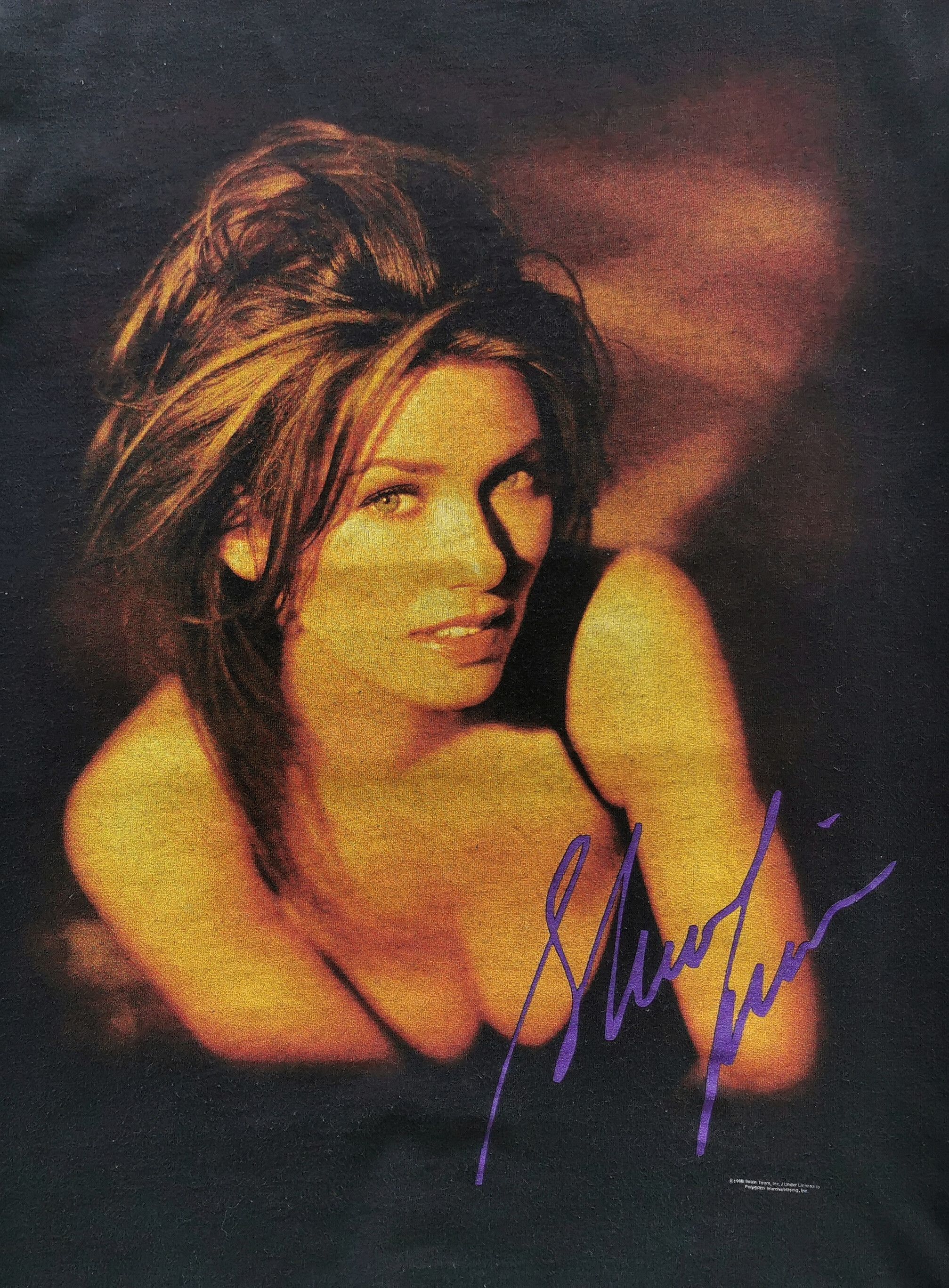 Band Tees 1998 Vintage Shania Twain Artist Singer Tshirt Size US M / EU 48-50 / 2 - 6 Thumbnail