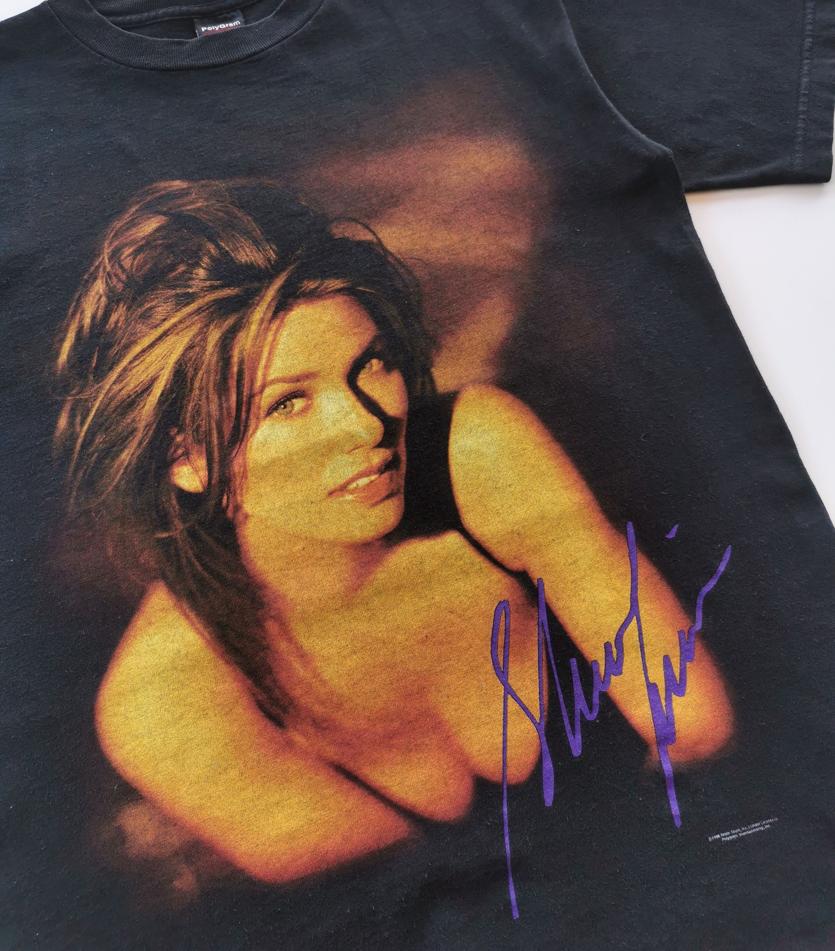 Band Tees 1998 Vintage Shania Twain Artist Singer Tshirt Size US M / EU 48-50 / 2 - 5 Thumbnail