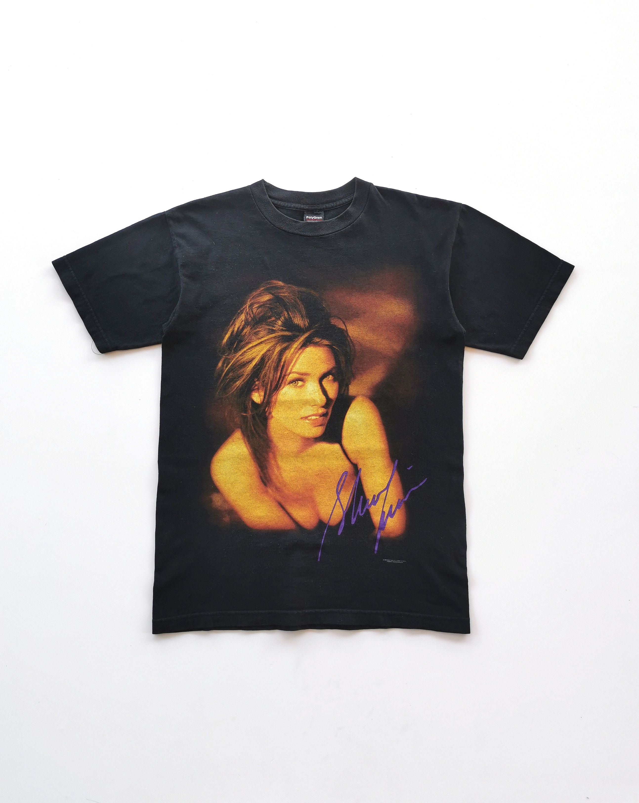 Band Tees 1998 Vintage Shania Twain Artist Singer Tshirt Size US M / EU 48-50 / 2 - 1 Thumbnail
