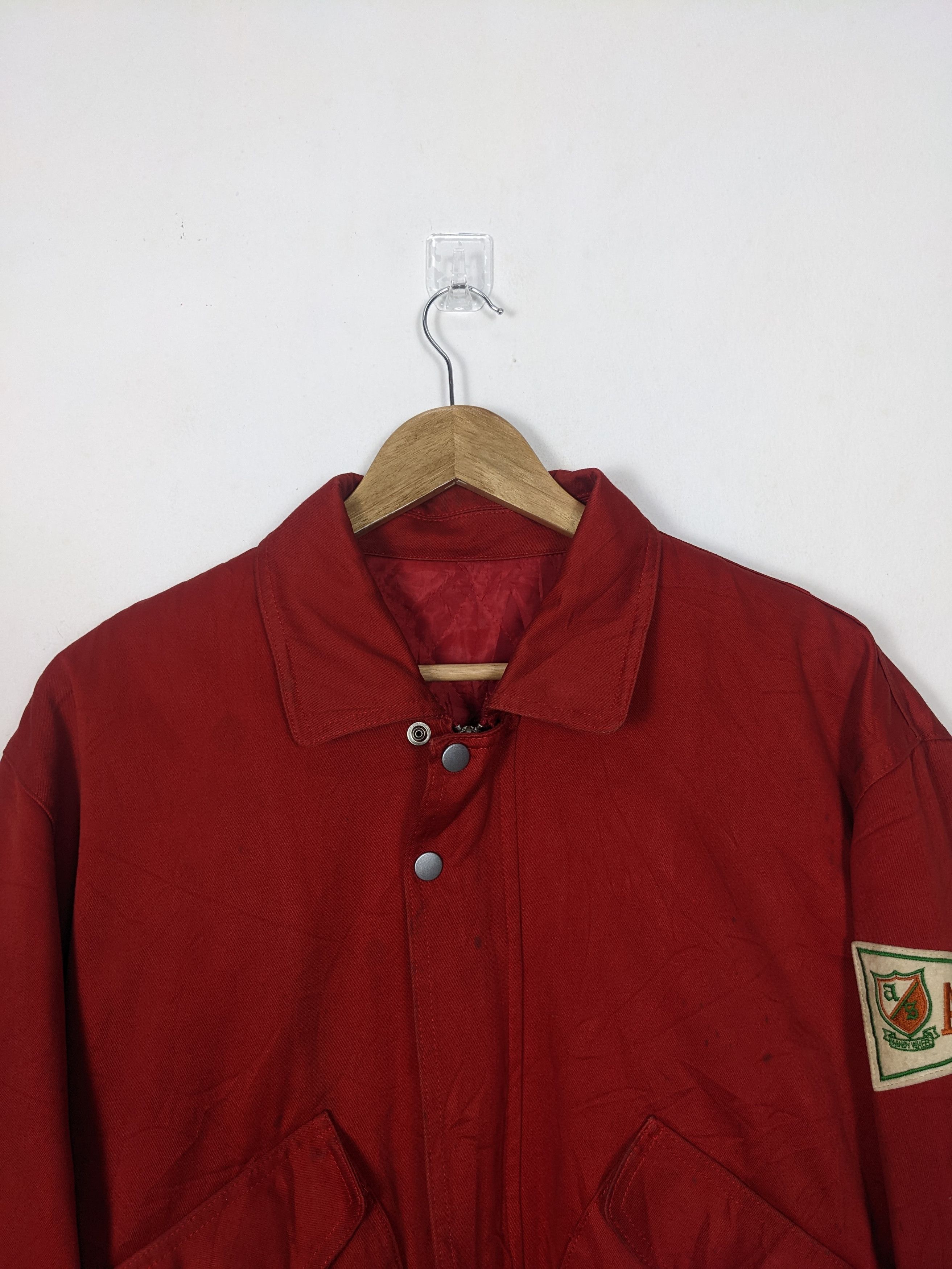 Japanese Brand Vintage ATELIER SAB VARSITY Jacket Big Logo J0217 Size US S / EU 44-46 / 1 - 3 Thumbnail