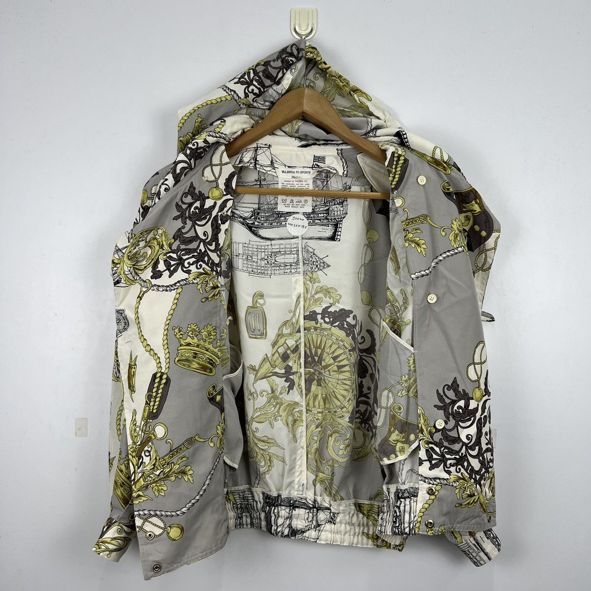 Japanese Brand Vintage 90s Valenza Po Silk Hoodie Jacket J0020 Size US M / EU 48-50 / 2 - 5 Thumbnail