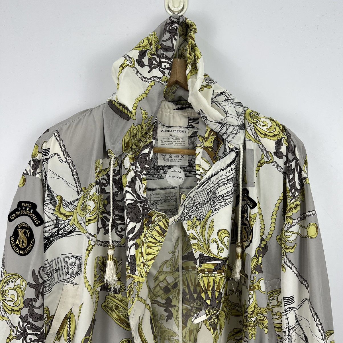 Japanese Brand Vintage 90s Valenza Po Silk Hoodie Jacket J0020 Size US M / EU 48-50 / 2 - 2 Thumbnail