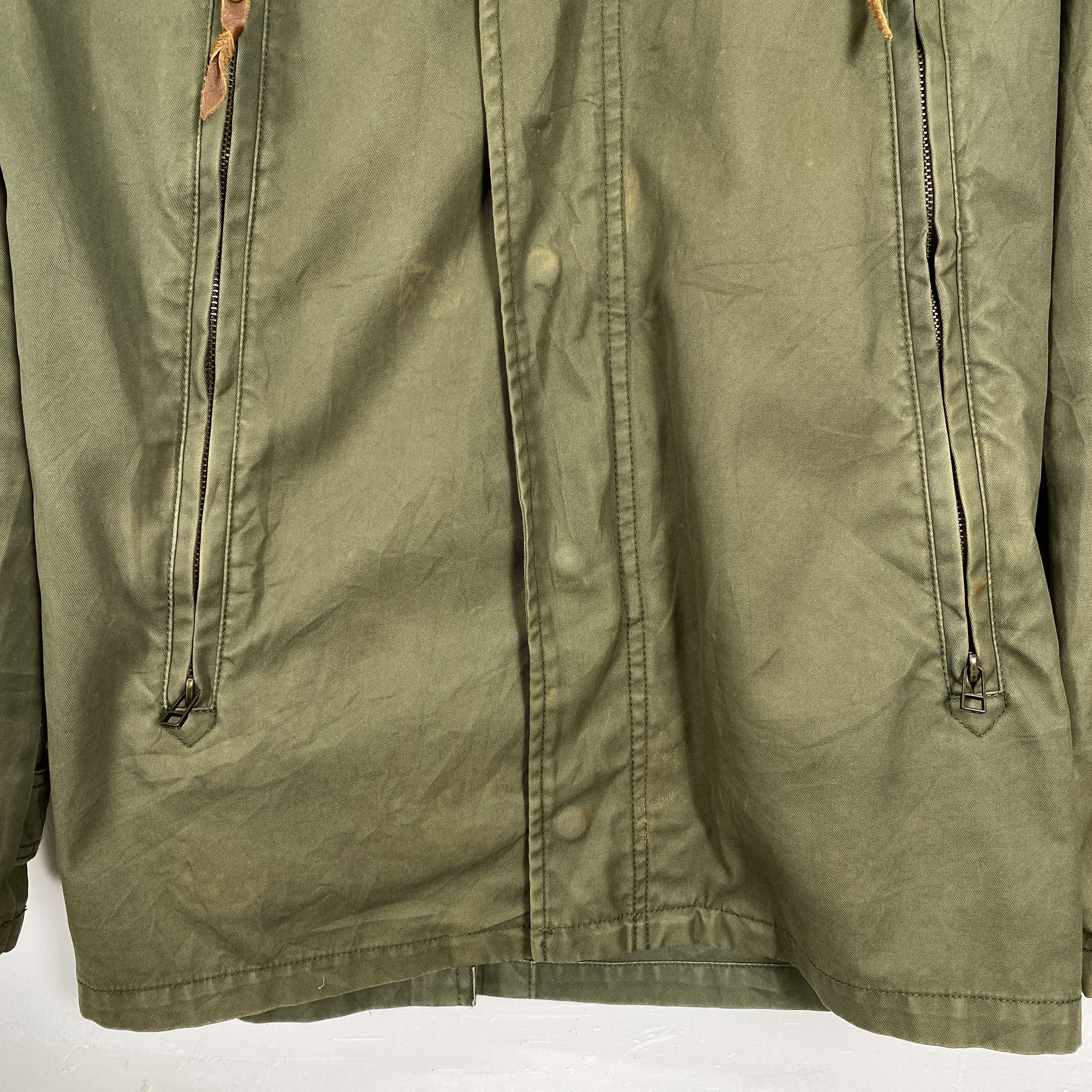 Japanese Brand Vintage AND A Cotton Military Hoodie Jacket J0188 Size US S / EU 44-46 / 1 - 5 Thumbnail