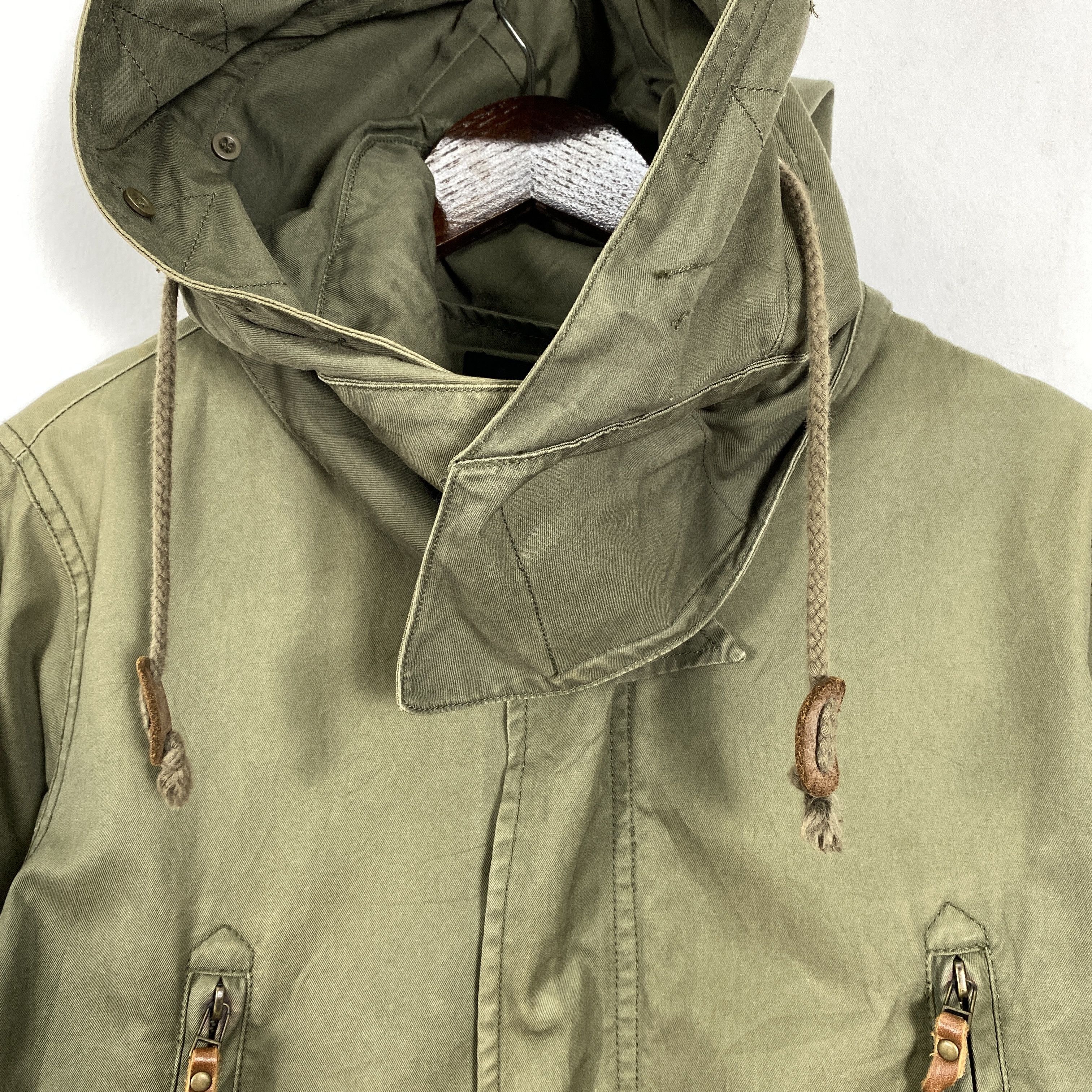 Japanese Brand Vintage AND A Cotton Military Hoodie Jacket J0188 Size US S / EU 44-46 / 1 - 2 Thumbnail
