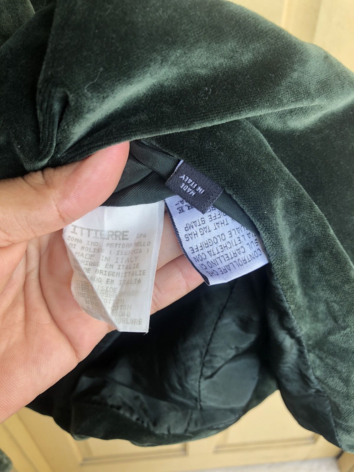 Versace Nice❗️Versace Jeans Couture Velvet Blazer Jacket Size M / US 6-8 / IT 42-44 - 14 Thumbnail
