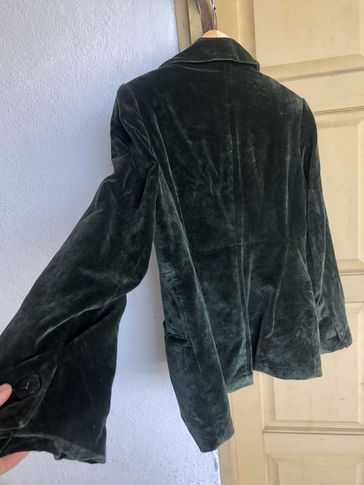 Versace Nice❗️Versace Jeans Couture Velvet Blazer Jacket Size M / US 6-8 / IT 42-44 - 18 Thumbnail