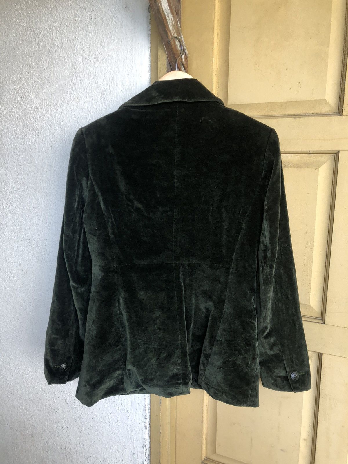 Versace Nice❗️Versace Jeans Couture Velvet Blazer Jacket Size M / US 6-8 / IT 42-44 - 17 Thumbnail