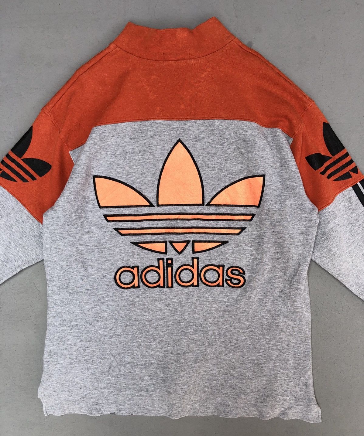 Adidas × Descente × Vintage Vintage Adidas Big Logo 90s Style Sweater Size US L / EU 52-54 / 3 - 5 Thumbnail