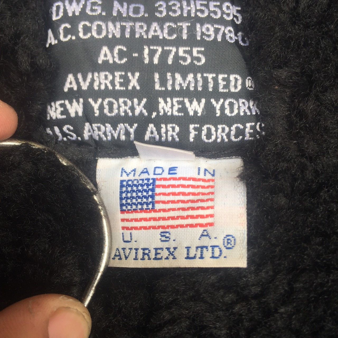 Avirex vintage avirex 80's b3 jacket scovill zipper Size US L / EU 52-54 / 3 - 4 Thumbnail