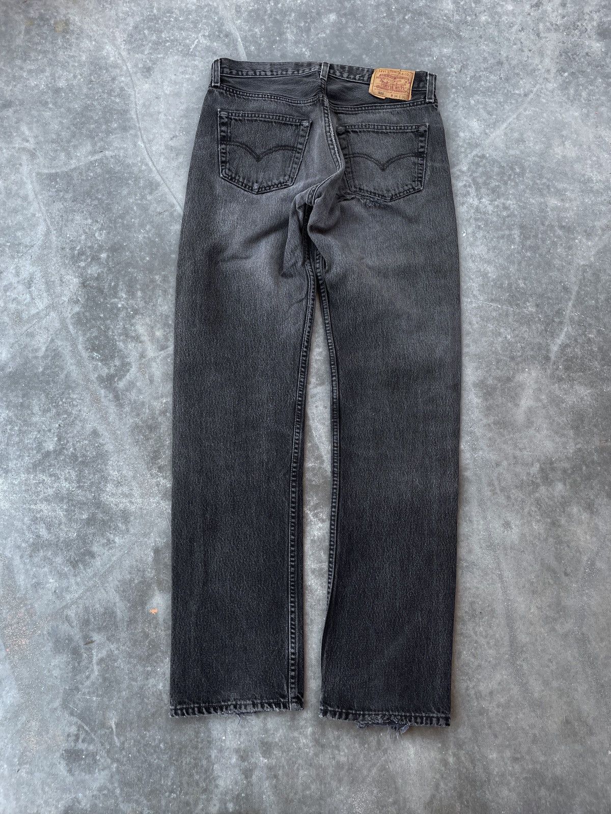 Levi's × Vintage Vintage 90's Levi's 501 Faded Black Denim Jeans Size US 32 / EU 48 - 3 Thumbnail