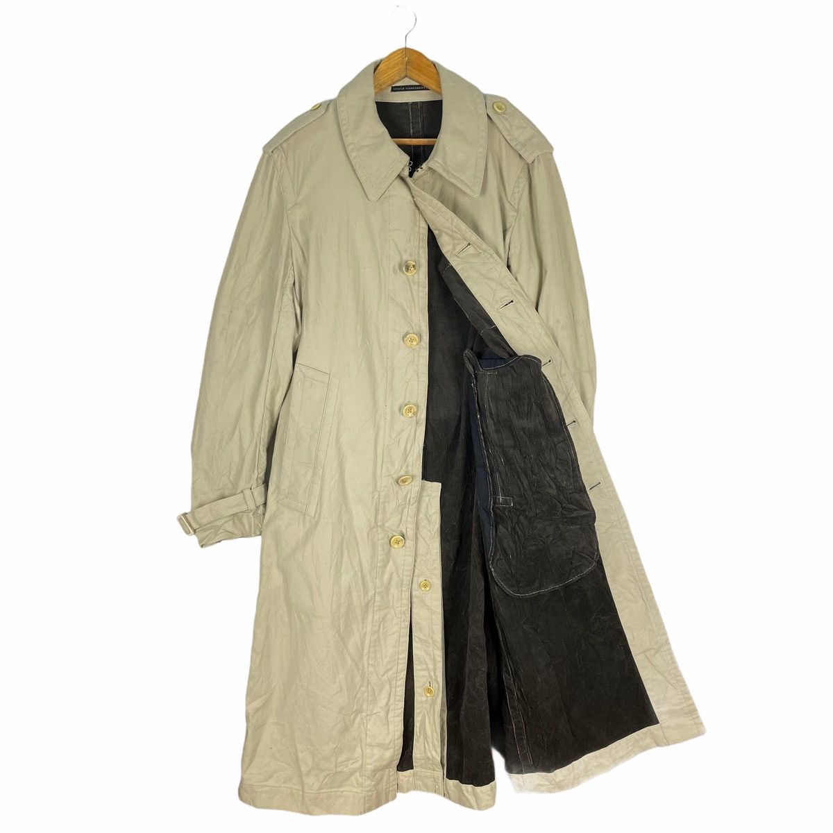 Yohji Yamamoto 🌟YS FOR MEN Runway long Parka Jacket With Belt Size US XL / EU 56 / 4 - 2 Thumbnail