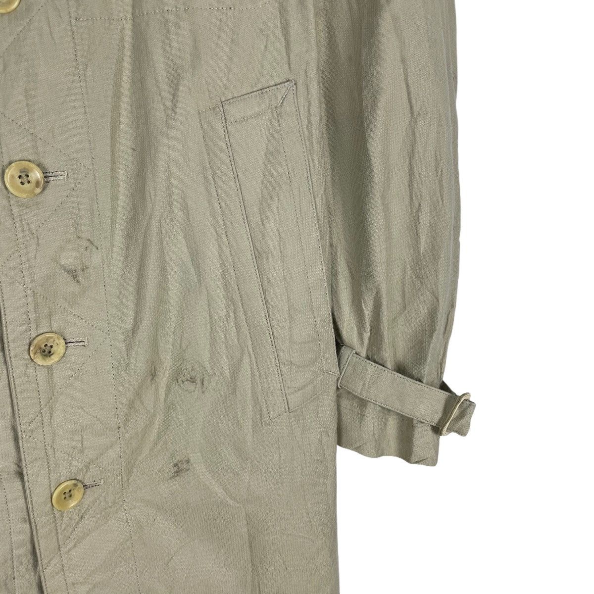 Yohji Yamamoto 🌟YS FOR MEN Runway long Parka Jacket With Belt Size US XL / EU 56 / 4 - 9 Thumbnail