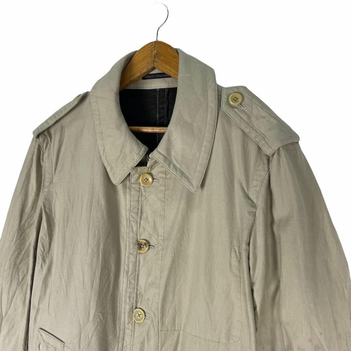 Yohji Yamamoto 🌟YS FOR MEN Runway long Parka Jacket With Belt Size US XL / EU 56 / 4 - 7 Thumbnail