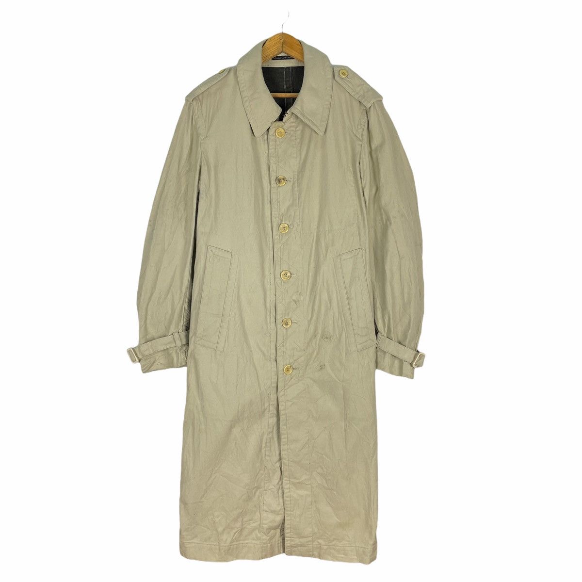 Yohji Yamamoto 🌟YS FOR MEN Runway long Parka Jacket With Belt Size US XL / EU 56 / 4 - 4 Thumbnail