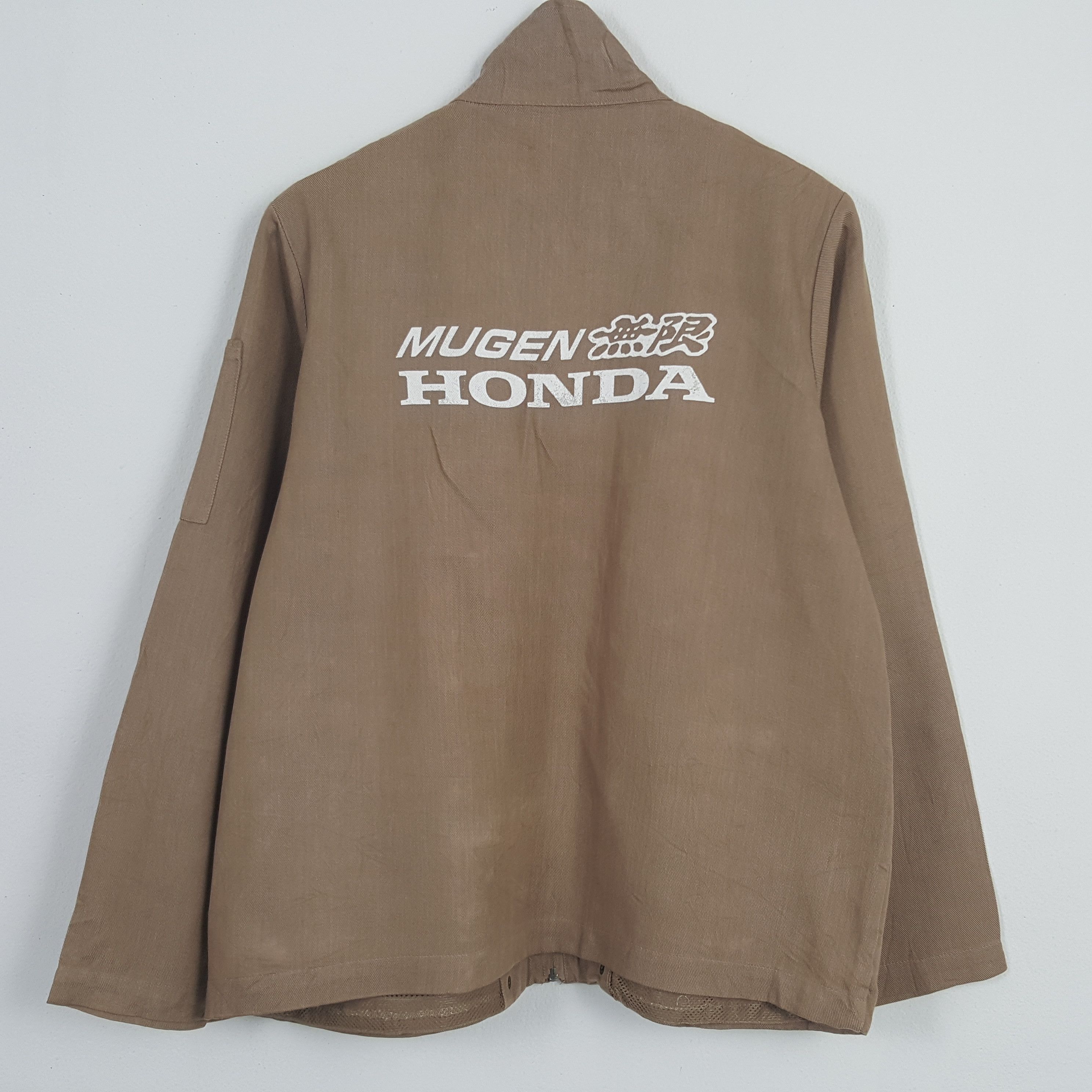 Japanese Brand × Vintage Vintage Honda Mugen Zipper Worker Jacket Size US L / EU 52-54 / 3 - 1 Thumbnail