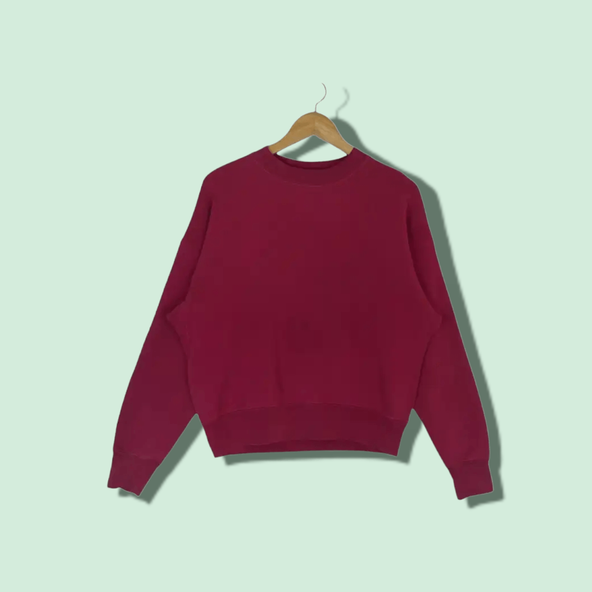 Japanese Brand × Uniqlo UNIQLO U Plain Red Jumper Sweatshirt Size US L / EU 52-54 / 3 - 1 Thumbnail