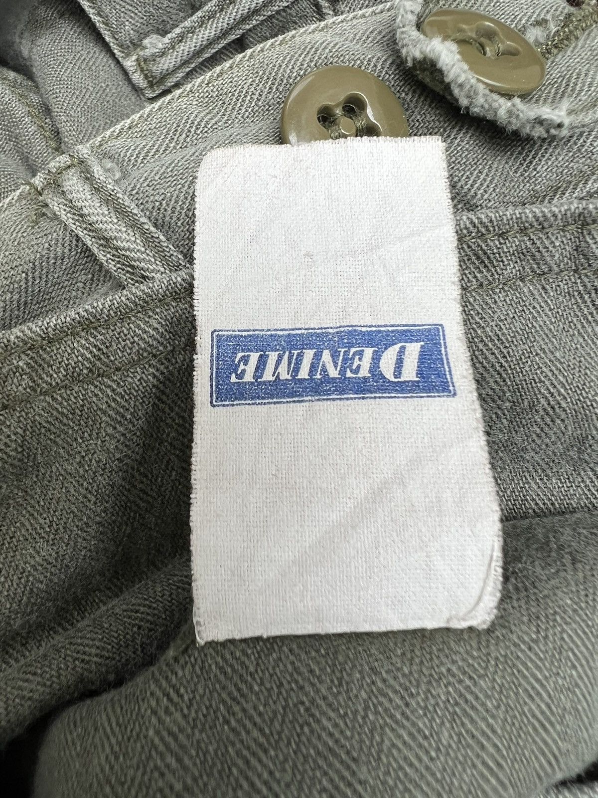 Denime × Vintage Vintage DENIME Japan Hbt Striped Fatigue Pant Size US 31 - 22 Thumbnail