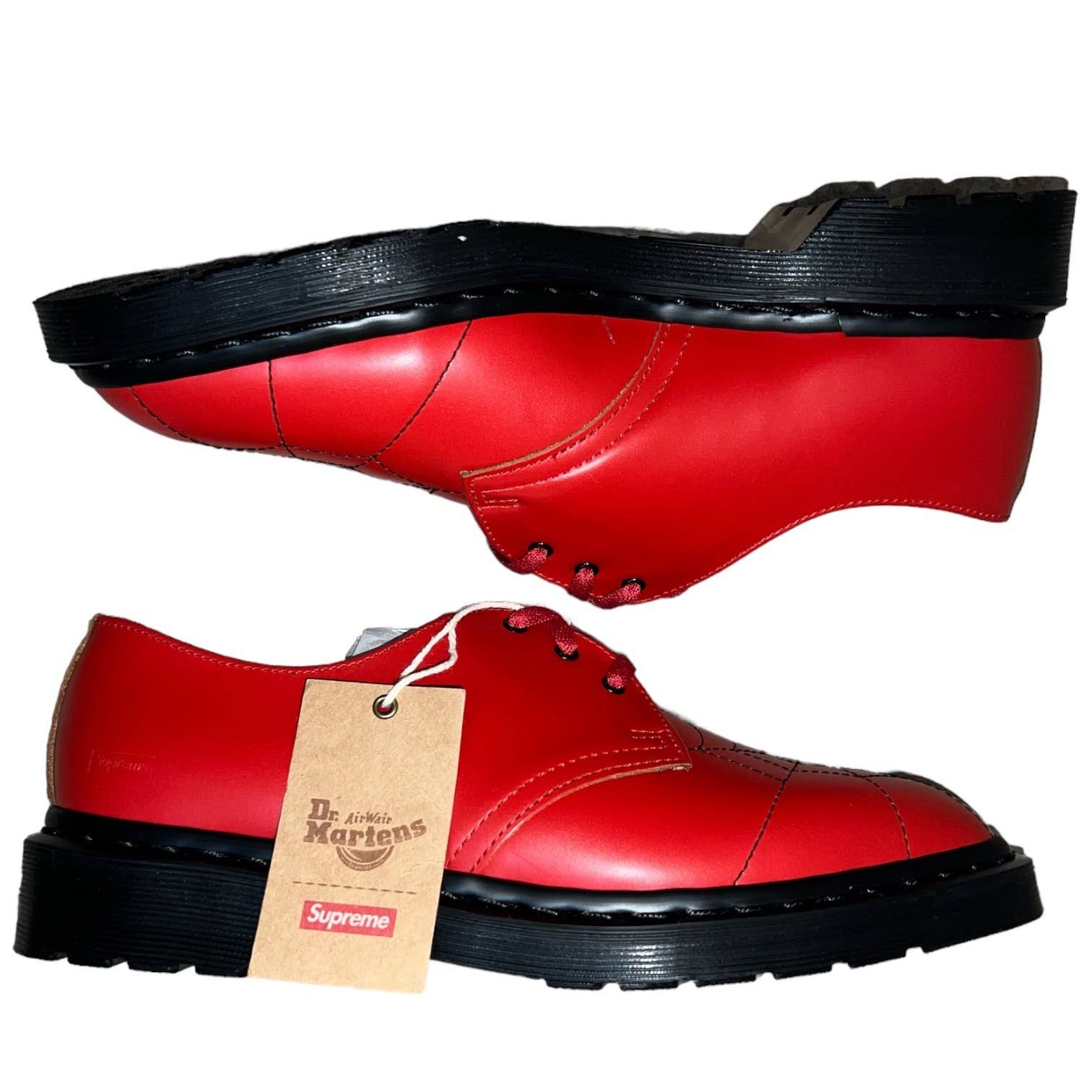 Supreme Supreme x Dr. Marten 1461 Spider Web red Size US 8 / EU 41 - 2 Thumbnail