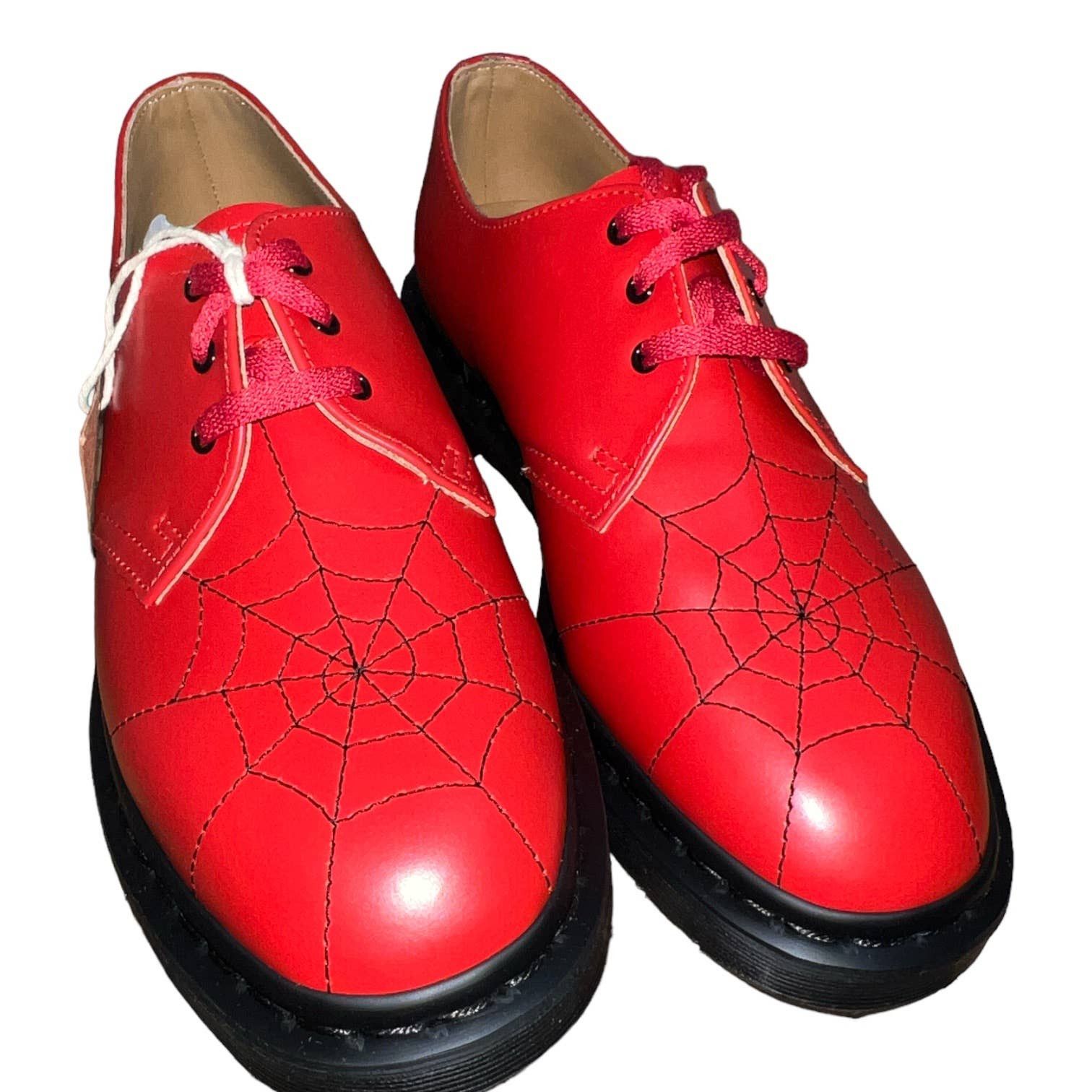 Supreme Supreme x Dr. Marten 1461 Spider Web red Size US 8 / EU 41 - 1 Thumbnail