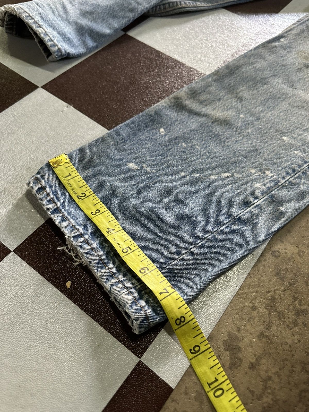 Levi's 30x32 Vintage 90s Levi’s 501 rusty wash blue denim jeans Size US 30 / EU 46 - 11 Thumbnail