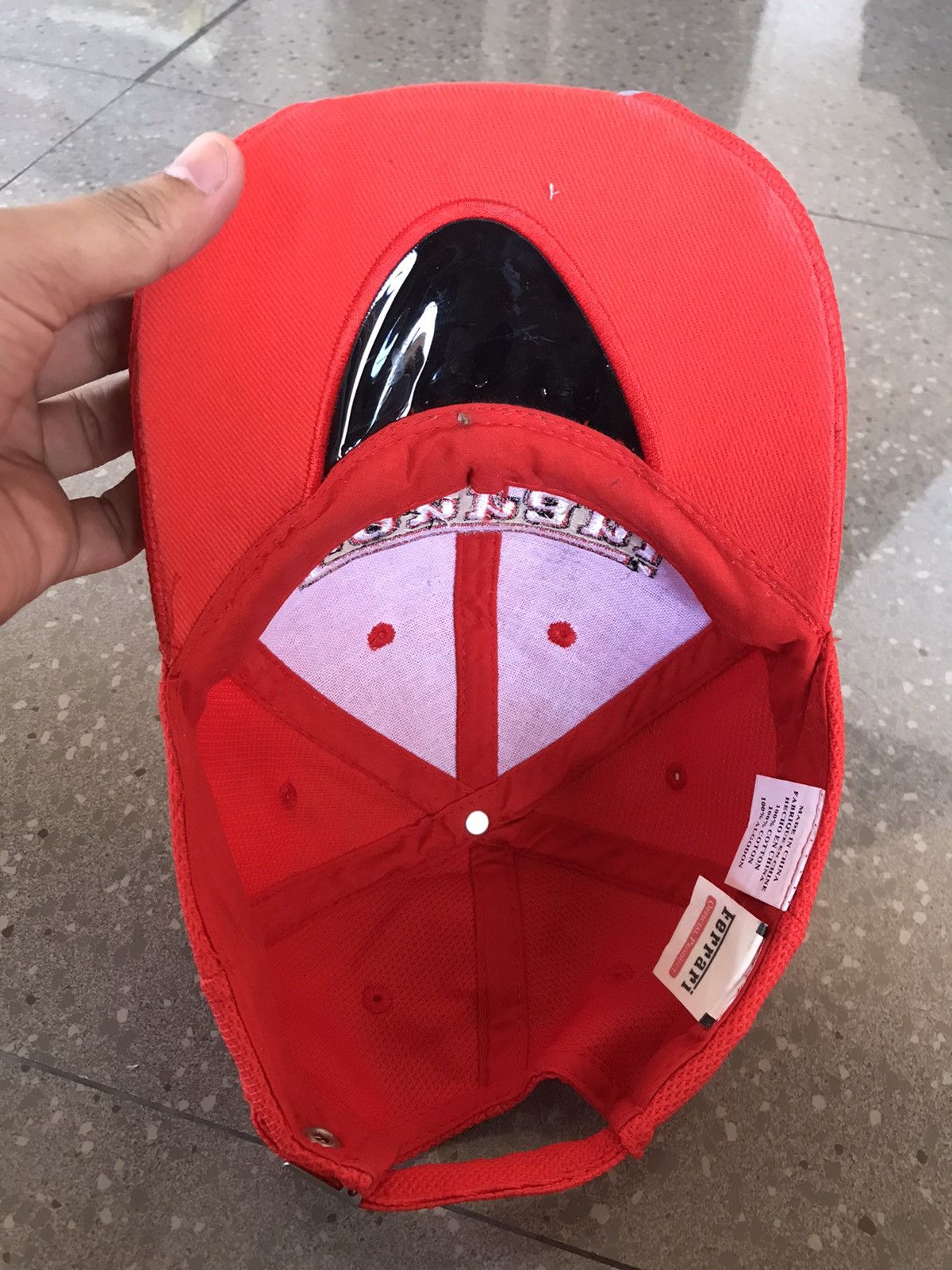 Ferrari × Sports Specialties Ferrari Gear Baseball Cap Spellout Fits All Size ONE SIZE - 4 Thumbnail
