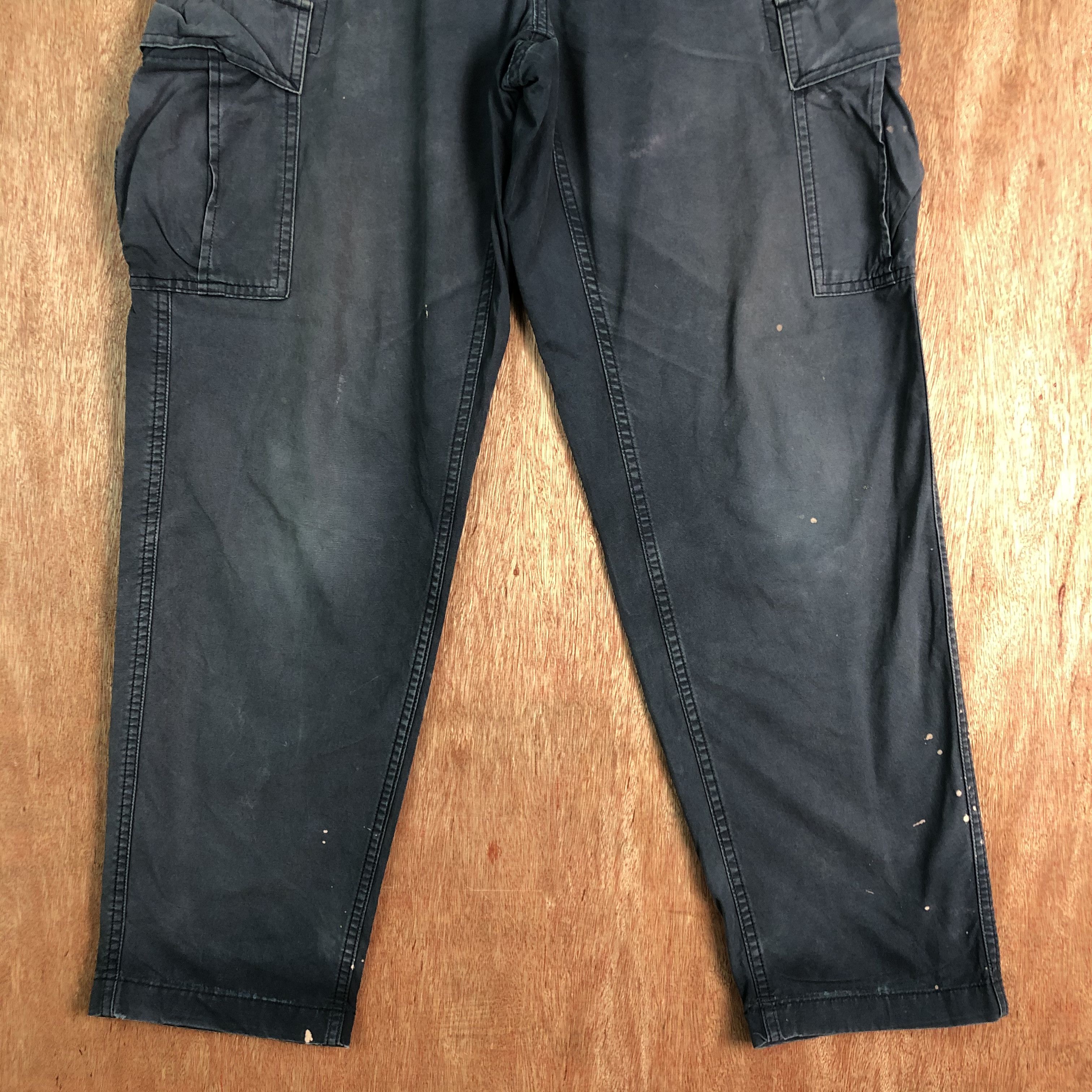 Japanese Brand × Uniqlo DLL Uniqlo Blue Faded Multipocket Tactical Cargo Pants #c099 Size US 32 / EU 48 - 3 Thumbnail