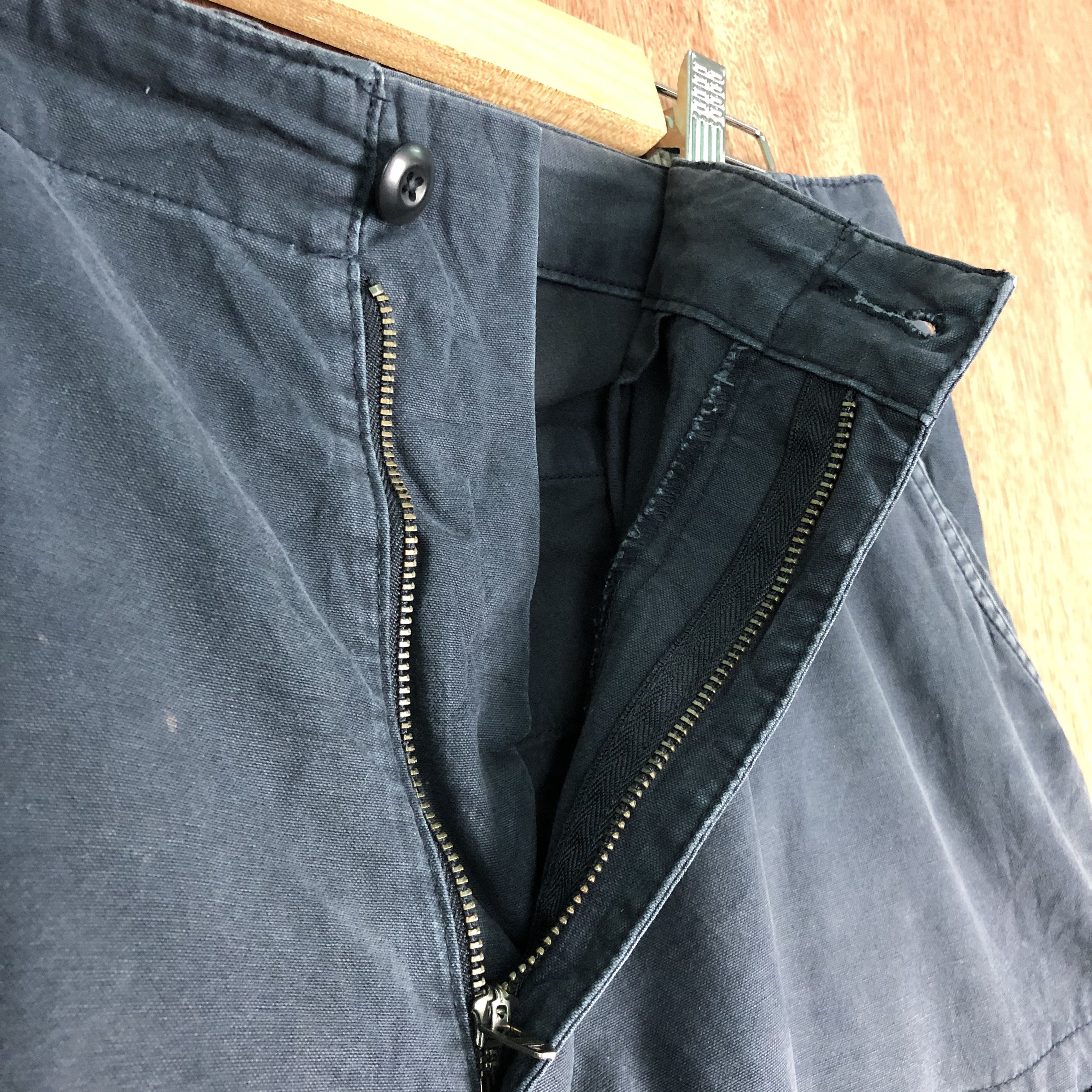 Japanese Brand × Uniqlo DLL Uniqlo Blue Faded Multipocket Tactical Cargo Pants #c099 Size US 32 / EU 48 - 6 Thumbnail