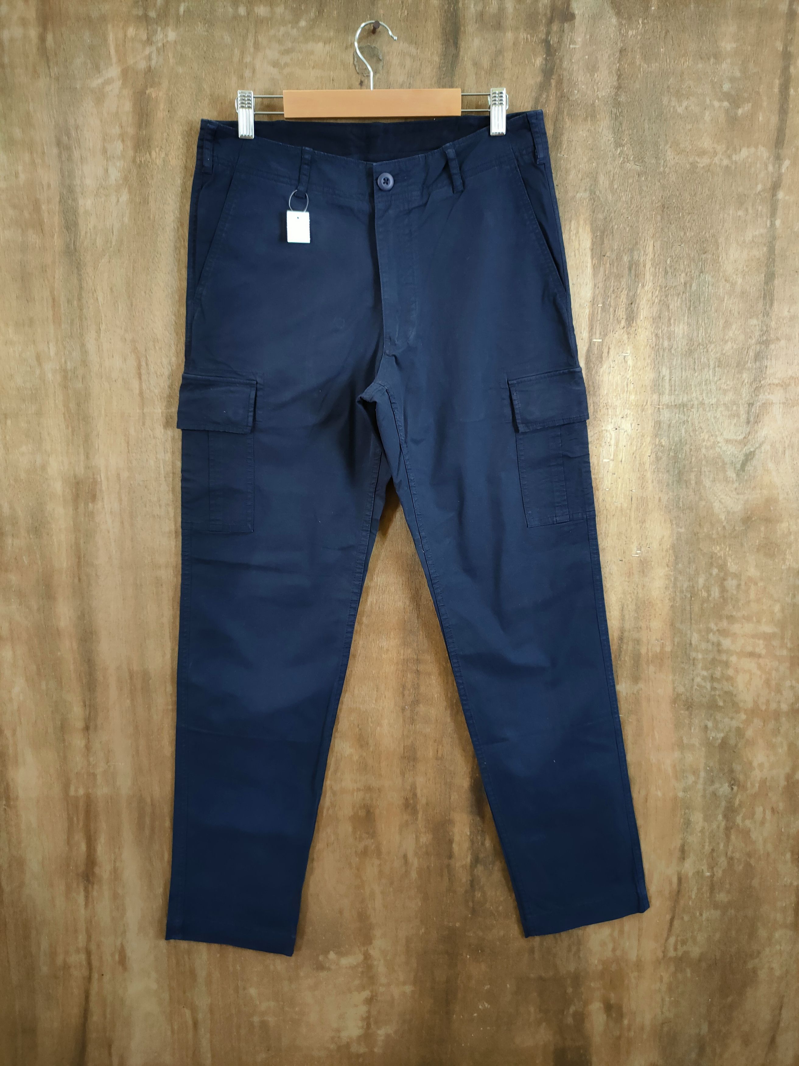 Japanese Brand DLL Uniqlo Brown multipocket tactical cargo pants #1129 Size US 31 - 1 Thumbnail