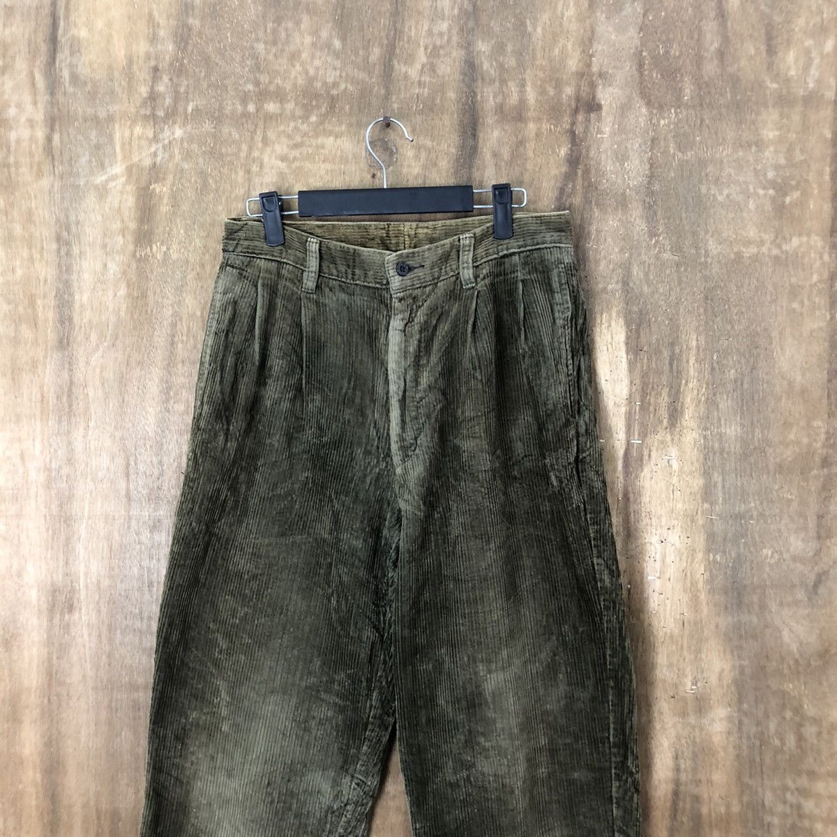 Uniqlo Uniqlo Green corduroy vintage Casual pants #6303 Size US 28 / EU 44 - 2 Thumbnail