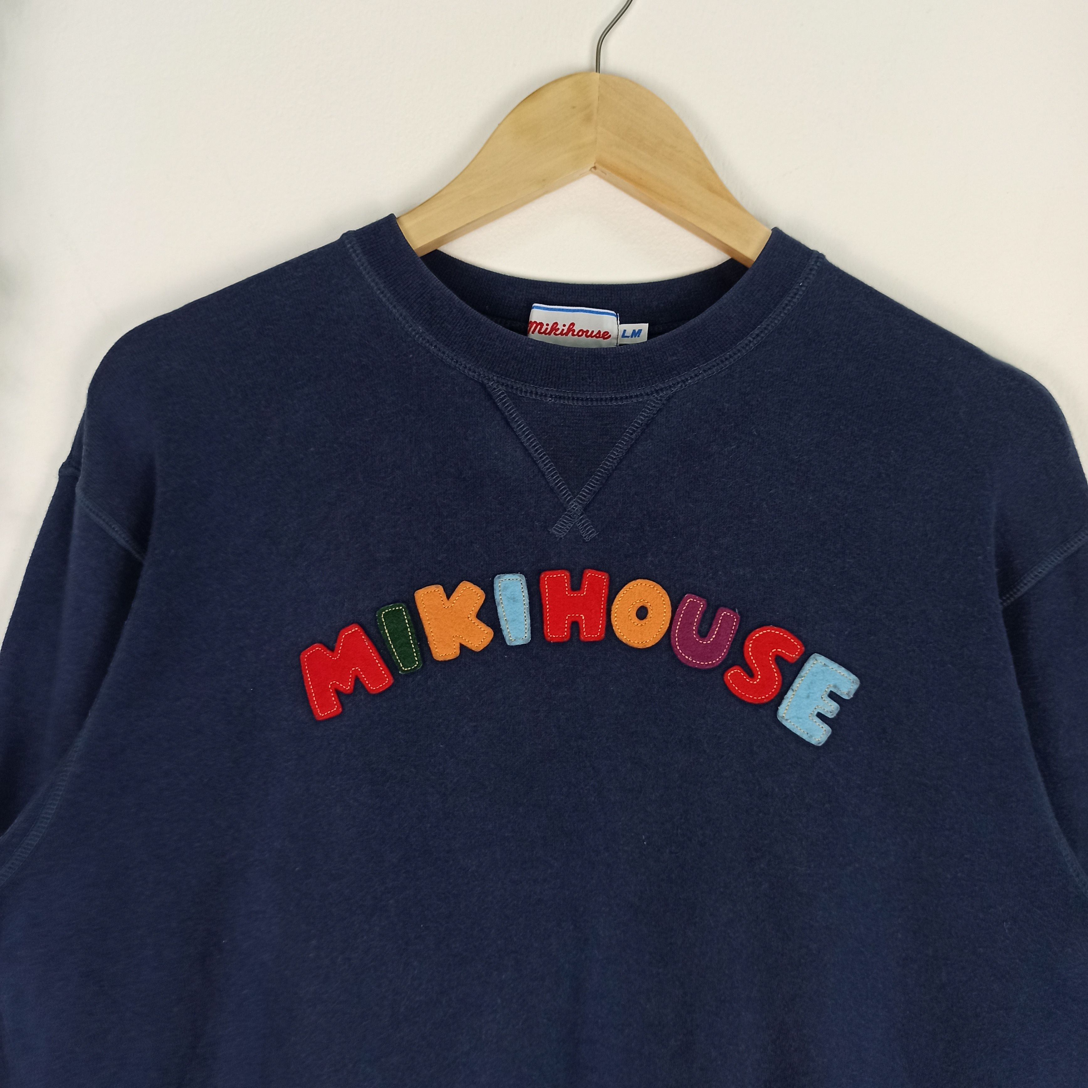 Japanese Brand Vintage Miki House Sweatshirt Spell Out Logo Size US M / EU 48-50 / 2 - 2 Thumbnail